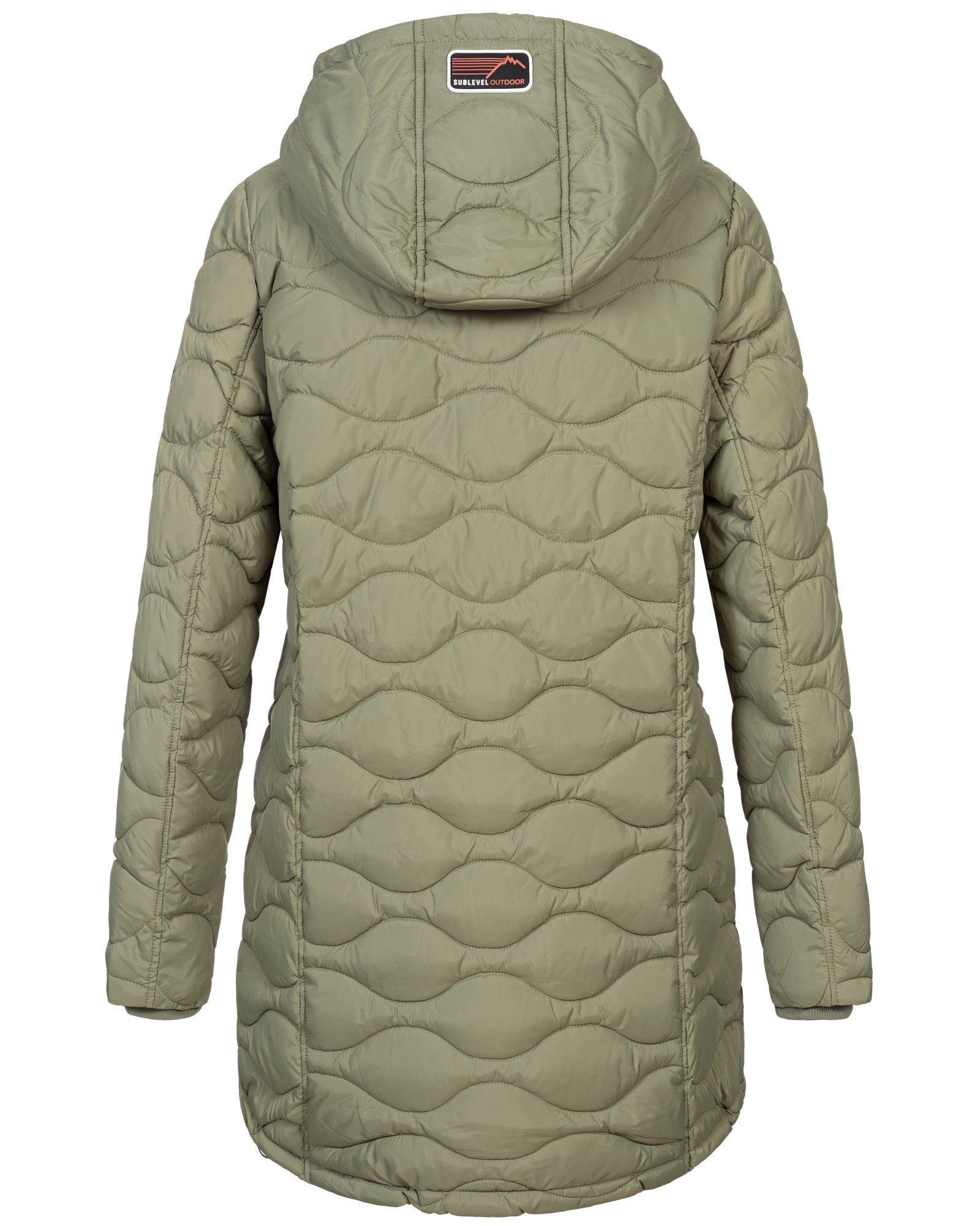 SUBLEVEL Steppjacke Damen Winter Jacke Mantel Parka Steppjacke Steppmantel Wintermantel