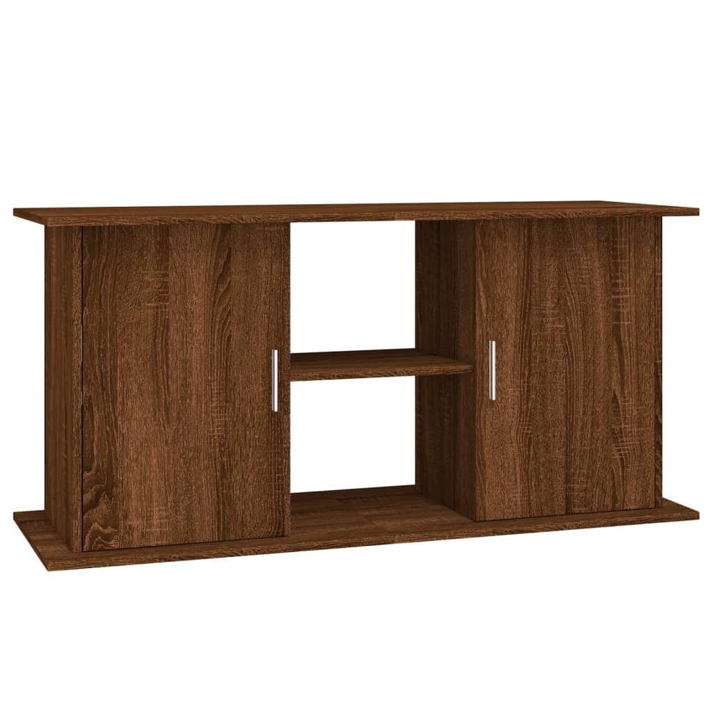 Aquariumunterschrank Aquariumständer Braun Eichen-Optik 121x41x58 cm Spanplatte Aquarium Un