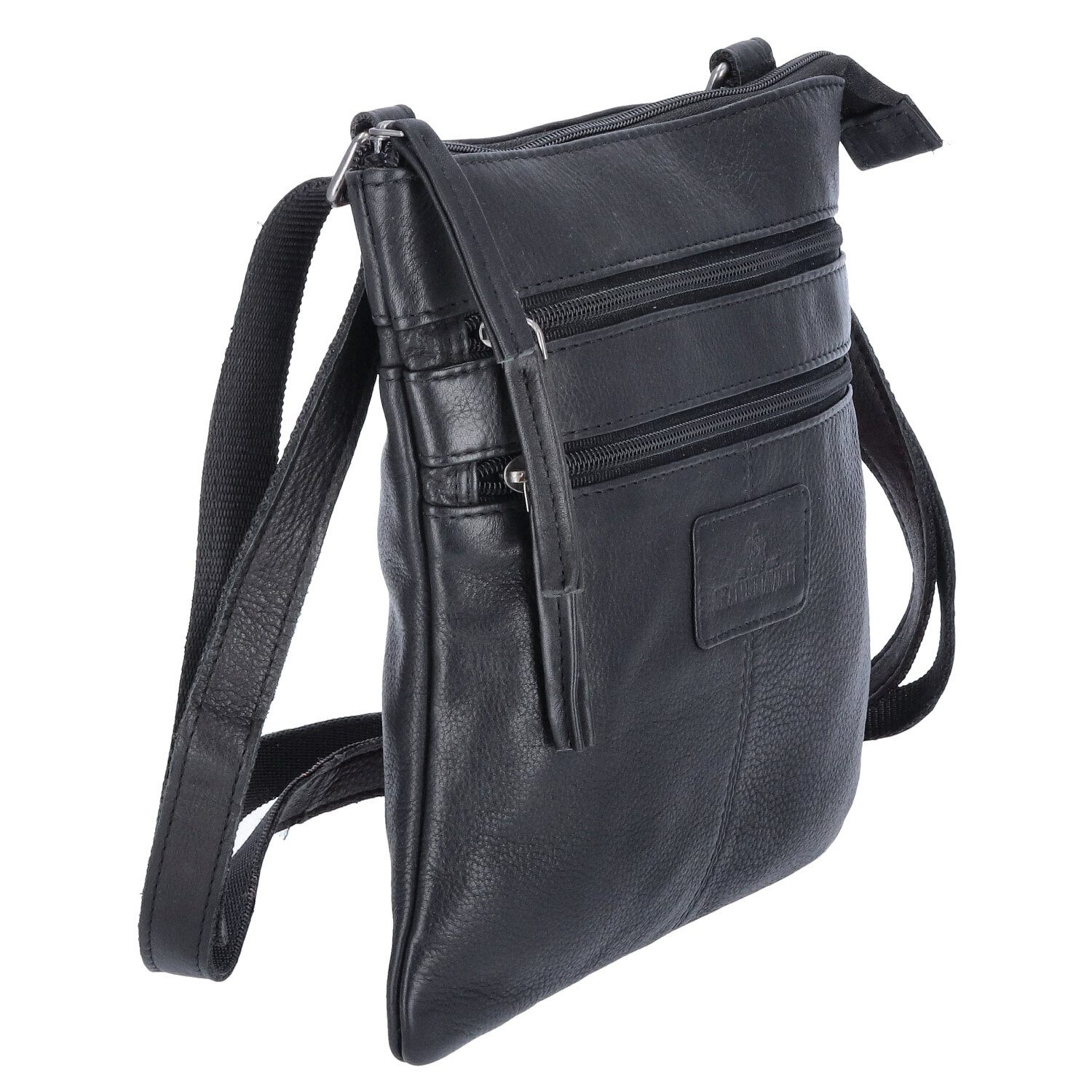 The Skandinavian Brand Umhängetasche The Skandinavian Brand Damen Ledertasche Black (1-tlg)
