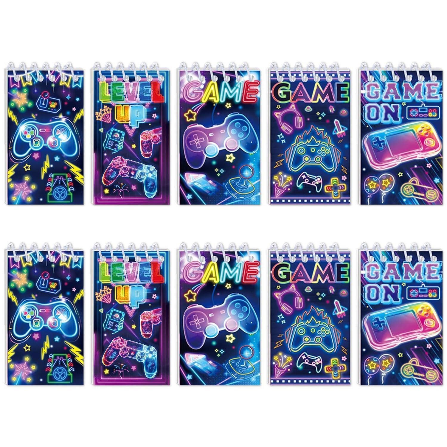 LuxusKollektion Notizheft Notizblock Klein Gaming 10er Set