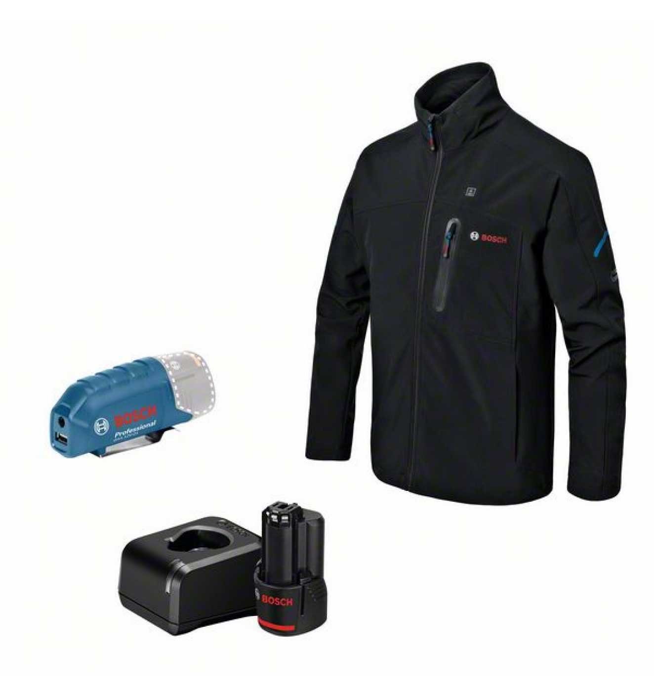 Bosch Professional Arbeitsjacke Heizjacke GHJ 12+18V XA (Gr. S, Full Version)