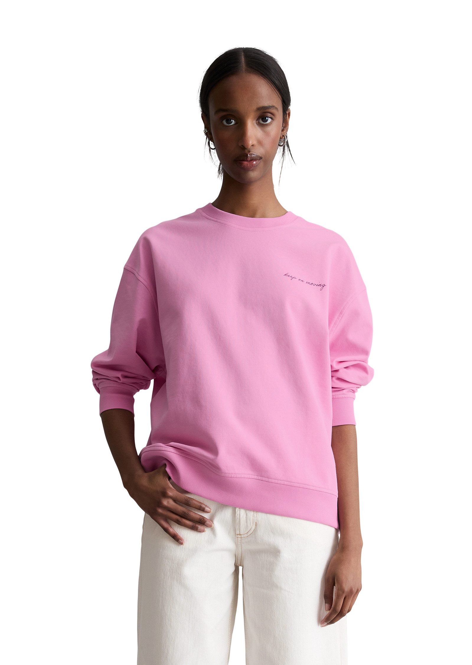 Marc O'Polo DENIM Sweatshirt mit markantem Rückenprint