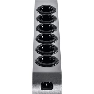 Oehlbach »Powersocket 505 - Hochwertige Mehrfach-Steckdosenleiste - Kompaktes Design, 2 High-Power USB Ports für Tablet & Smartphone - anthrazit« Stromkabel