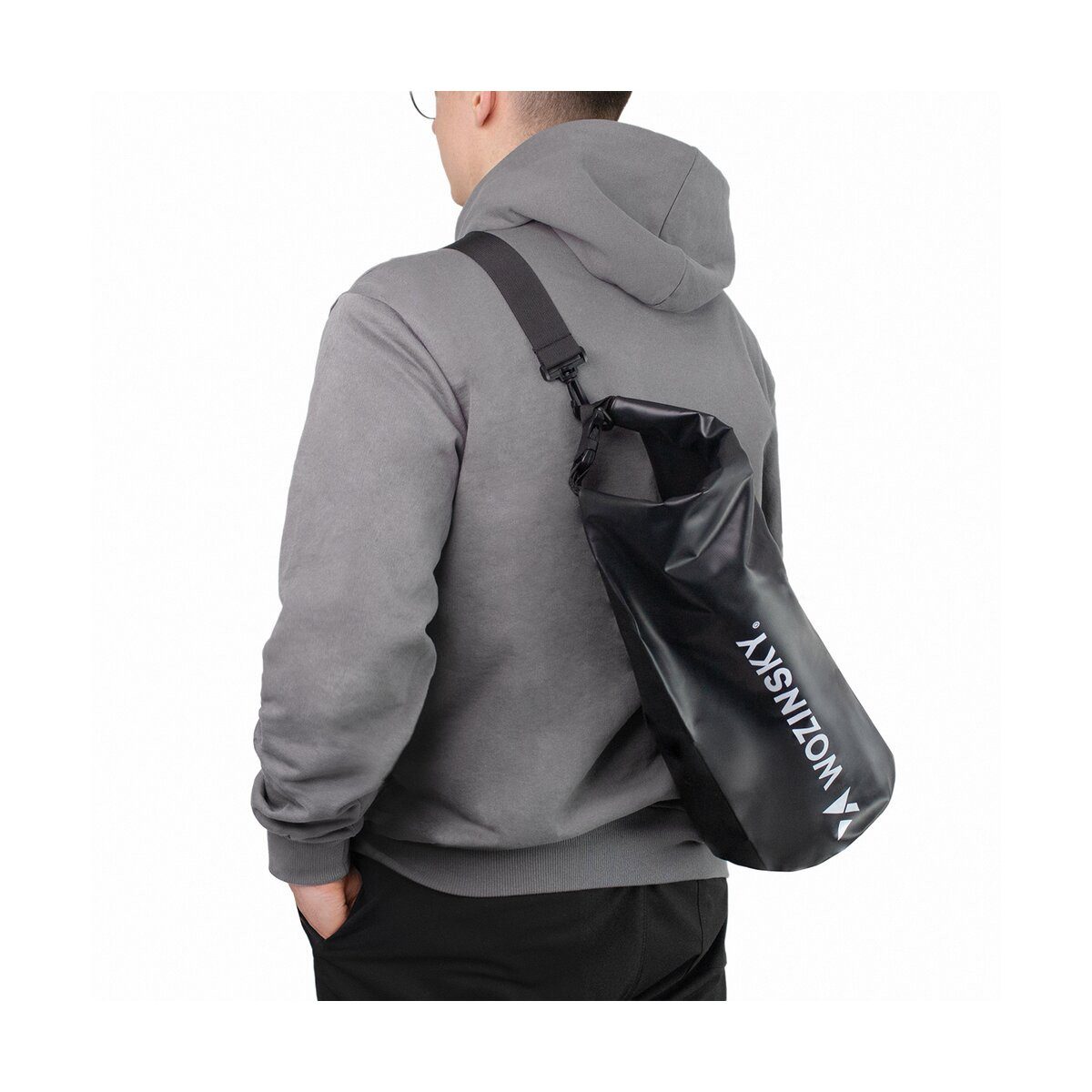 Wozinsky Schultertasche Wozinsky WWK-10 Wasserdichte Tasche 10L SUP Kajak