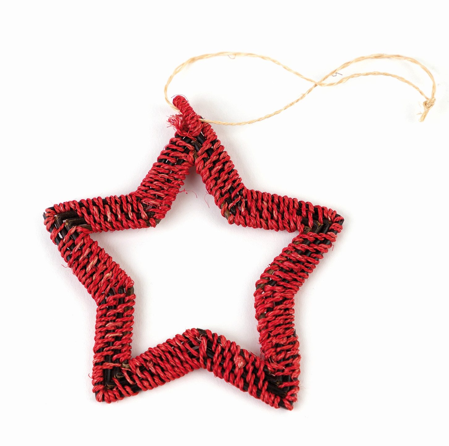 El Puente Dekostern Hängedeko "Stern", Handmade, Fair Trade