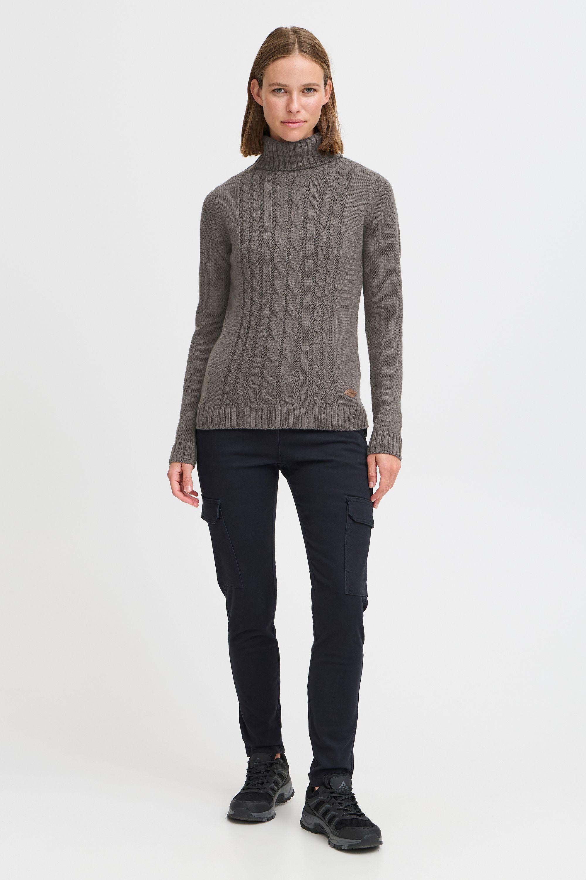 OXMO Rollkragenpullover OXCathy Modischer Rollkragenpullover