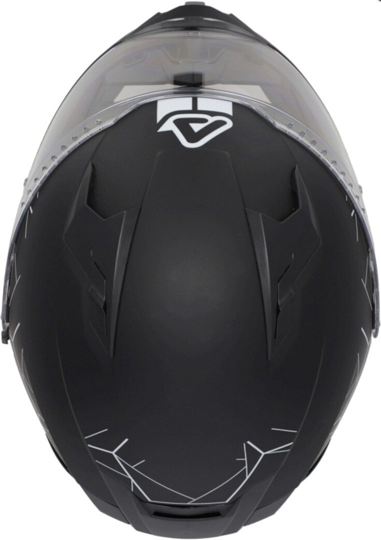 Acerbis Motorradhelm X-Way Solid Helm, integriertes Sonnenvisier