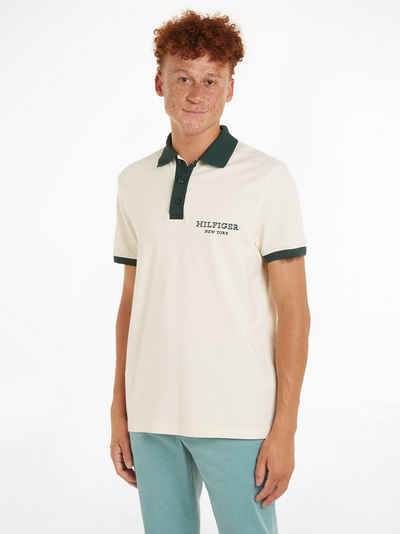 Tommy Hilfiger Poloshirt MONOTYPE RINGER REG POLO kontrastfarbene Details