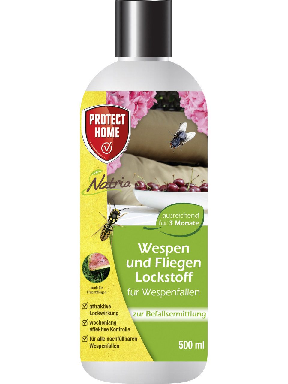 Insektenfalle Protect Home Natria Wespen und Fliegen Lockstoff