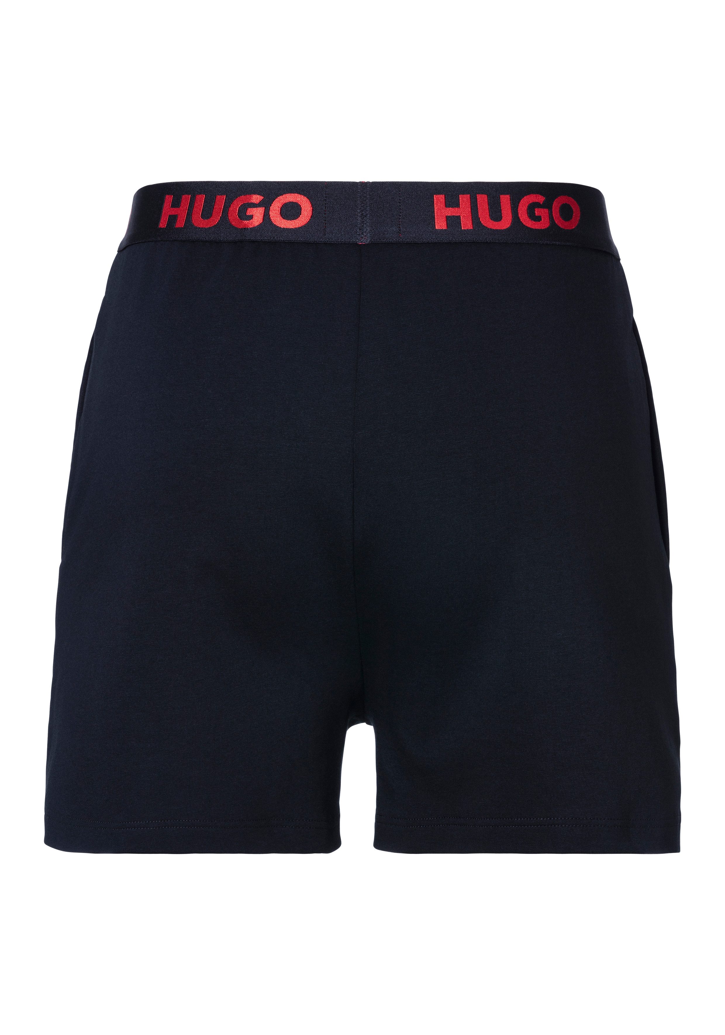HUGO Pyjamahose SPORTY LOGO_SHORTS mit elastischem günstig online kaufen