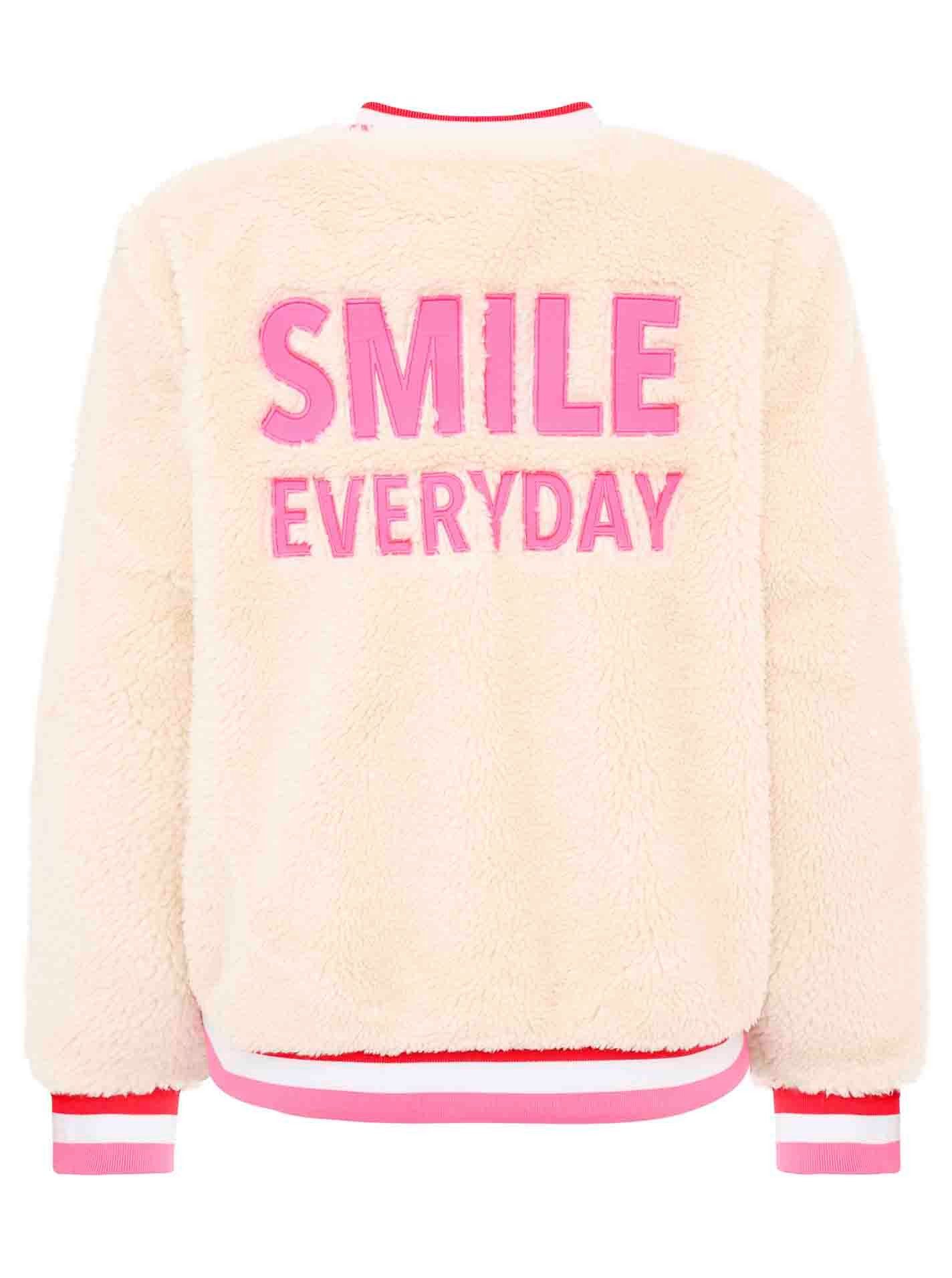 Zwillingsherz Bomberjacke Teddy "Smile Everyday" günstig online kaufen