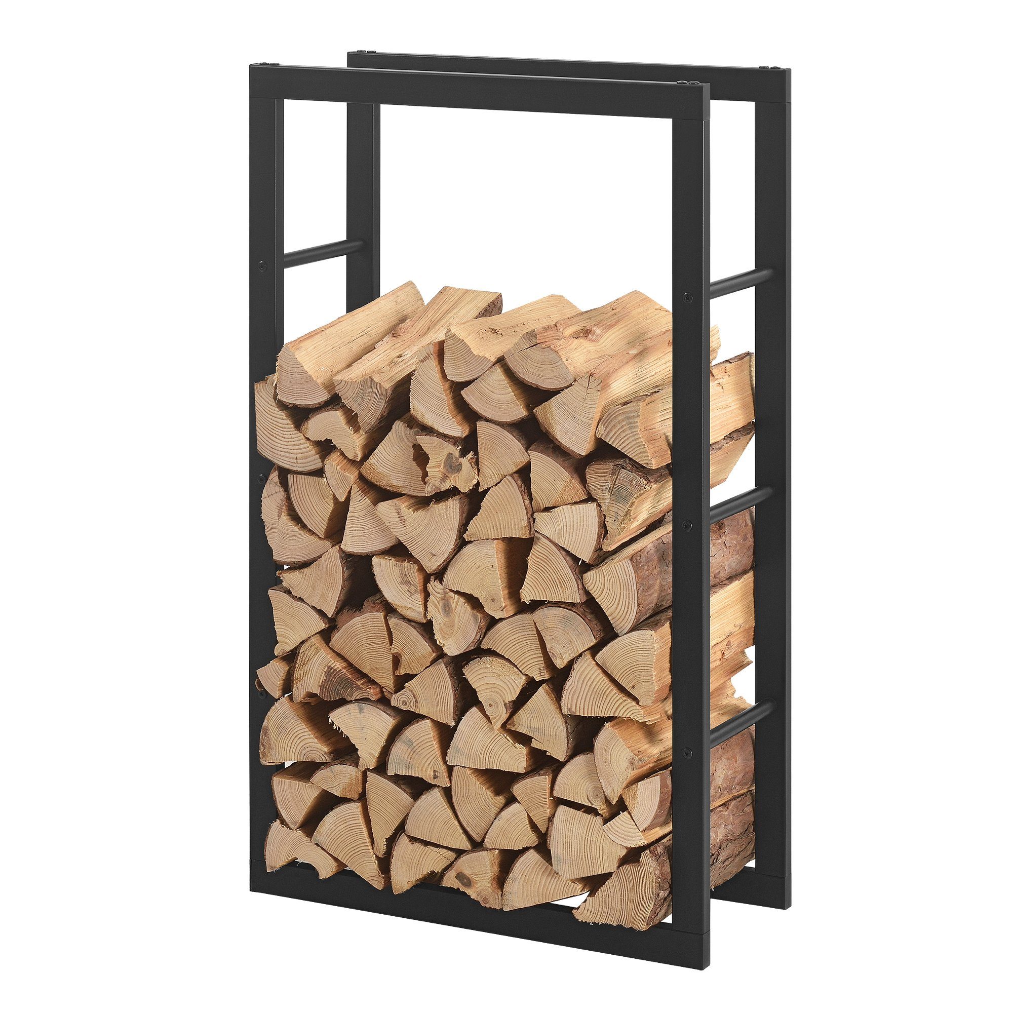 en.casa Kaminholzregal, BxTxH:60x25x100 cm, »Kasan« Brennholzhalter günstig online kaufen