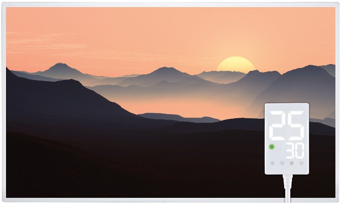 Heidenfeld Infrarotheizung HF-HP105 Sonnenaufgang Elektroheizung mit Thermo günstig online kaufen