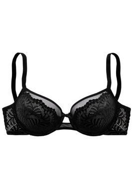 LASCANA Bügel-BH mit feiner Spitze und transparenter Netzware, sexy Dessous