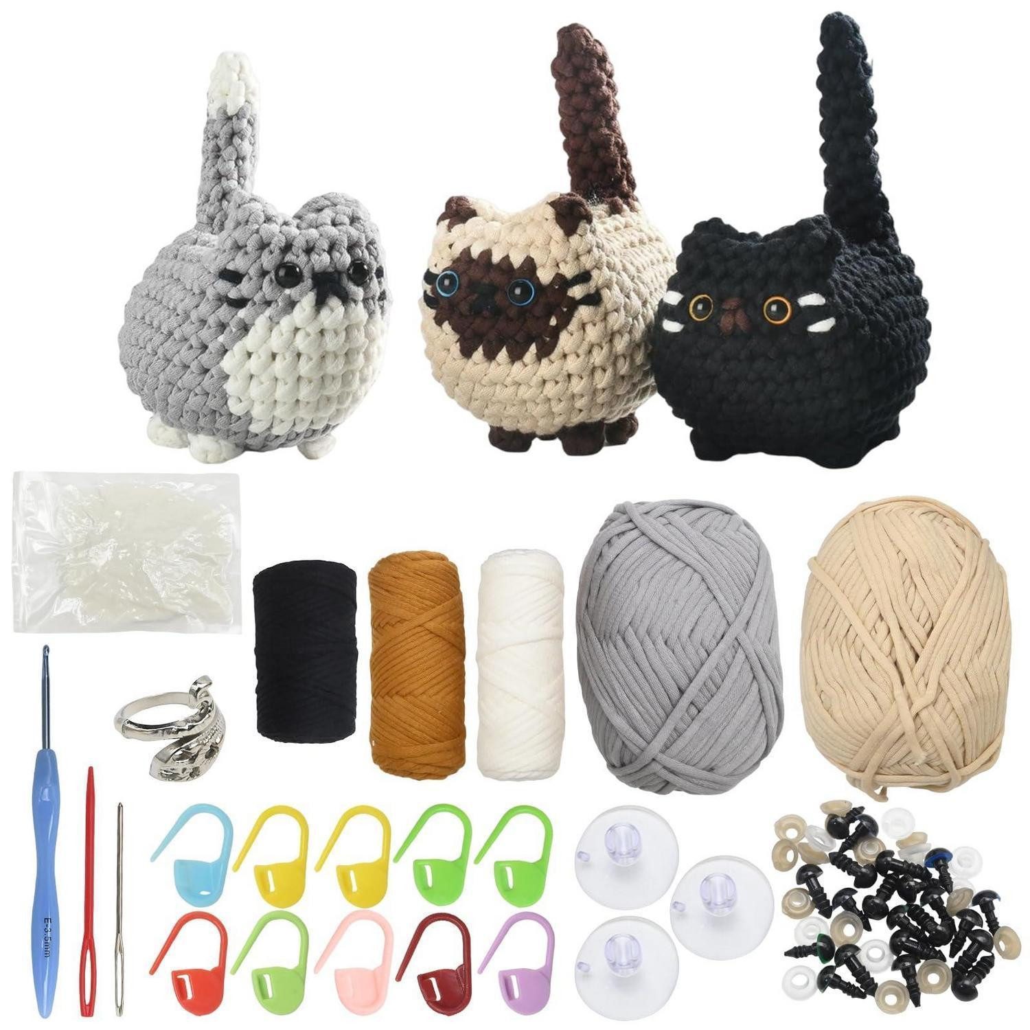 LuxusKollektion Kreativset Häkel-Set Tierfiguren Anfänger