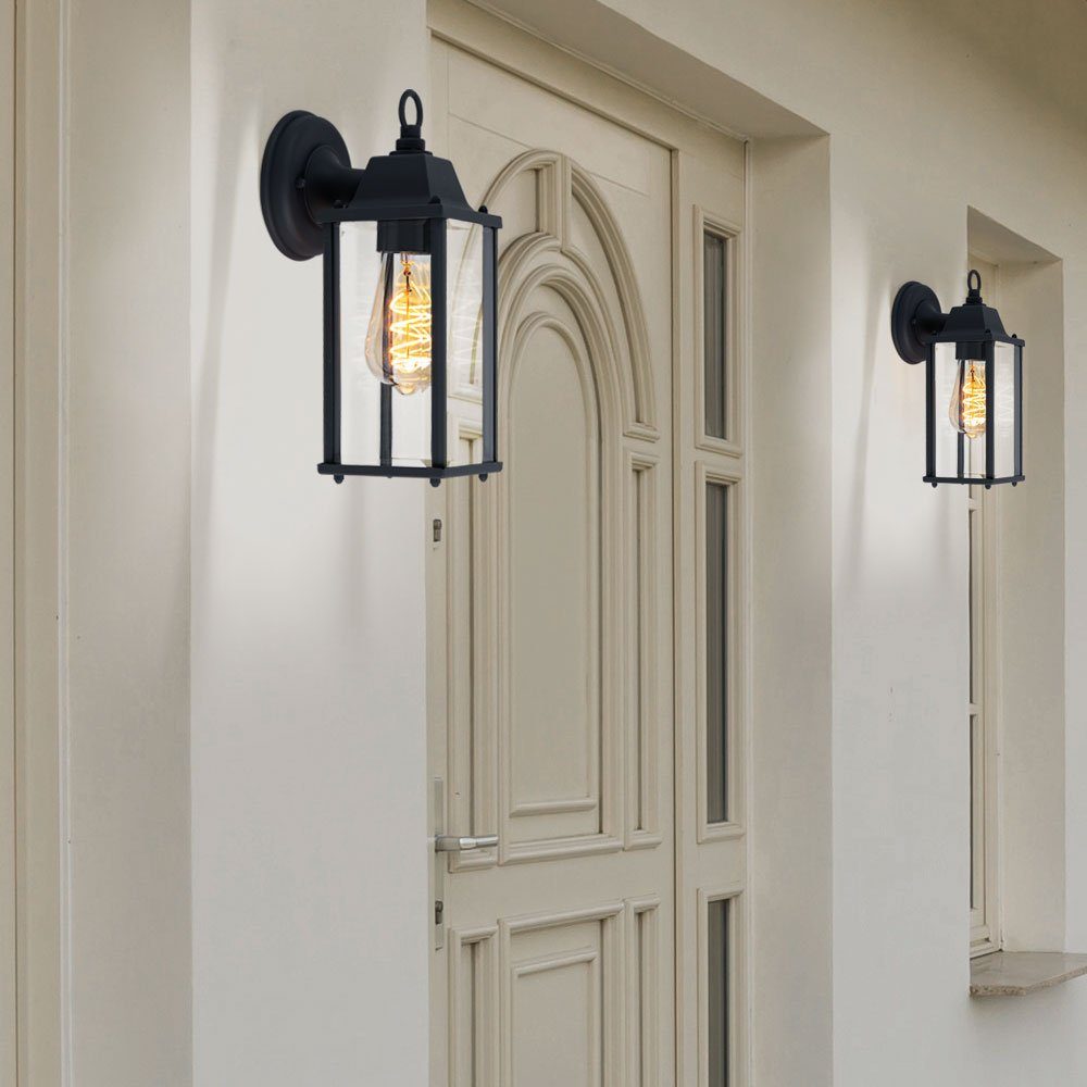 TRIO Leuchten Außen-Wandleuchte, Leuchtmittel nicht inklusive, Außen Wand Lampe Fassaden Beleuchtung Terrassen Leuchte Garten Laterne