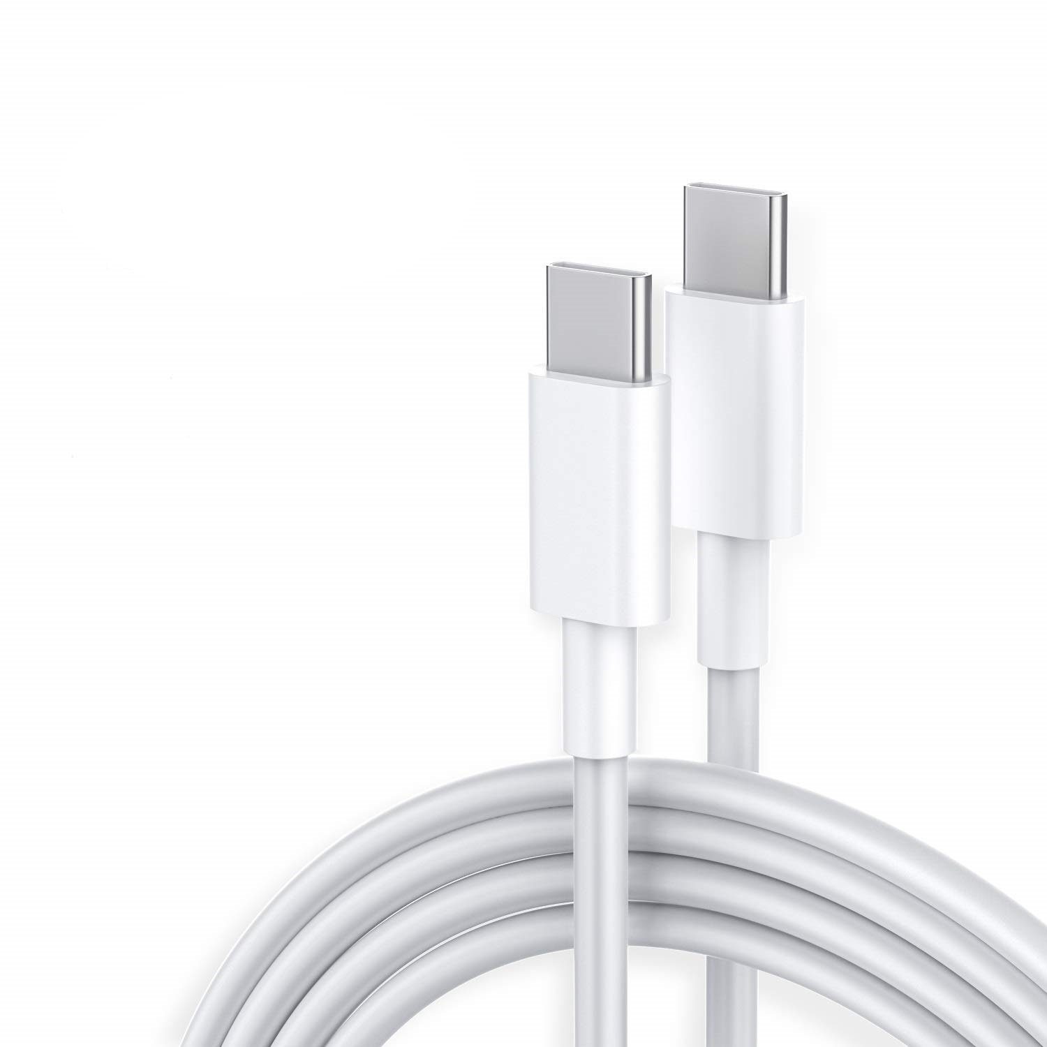 Ventarent Schnellladekabel passt für iPhone 15 / Pro / Max / Plus & iPad / KFZ Smartphone-Kabel, USB-C, USB-C (100 cm), Datensynchronisationskabel, passt für iPhone 15 / Pro / Max / Plus, fast charging, passt für Samsung S23, S22, S21, S20, S10, S9, Plus, Ultra, passt für iPad´s mit USB-C, Weiß, Autoladekabel