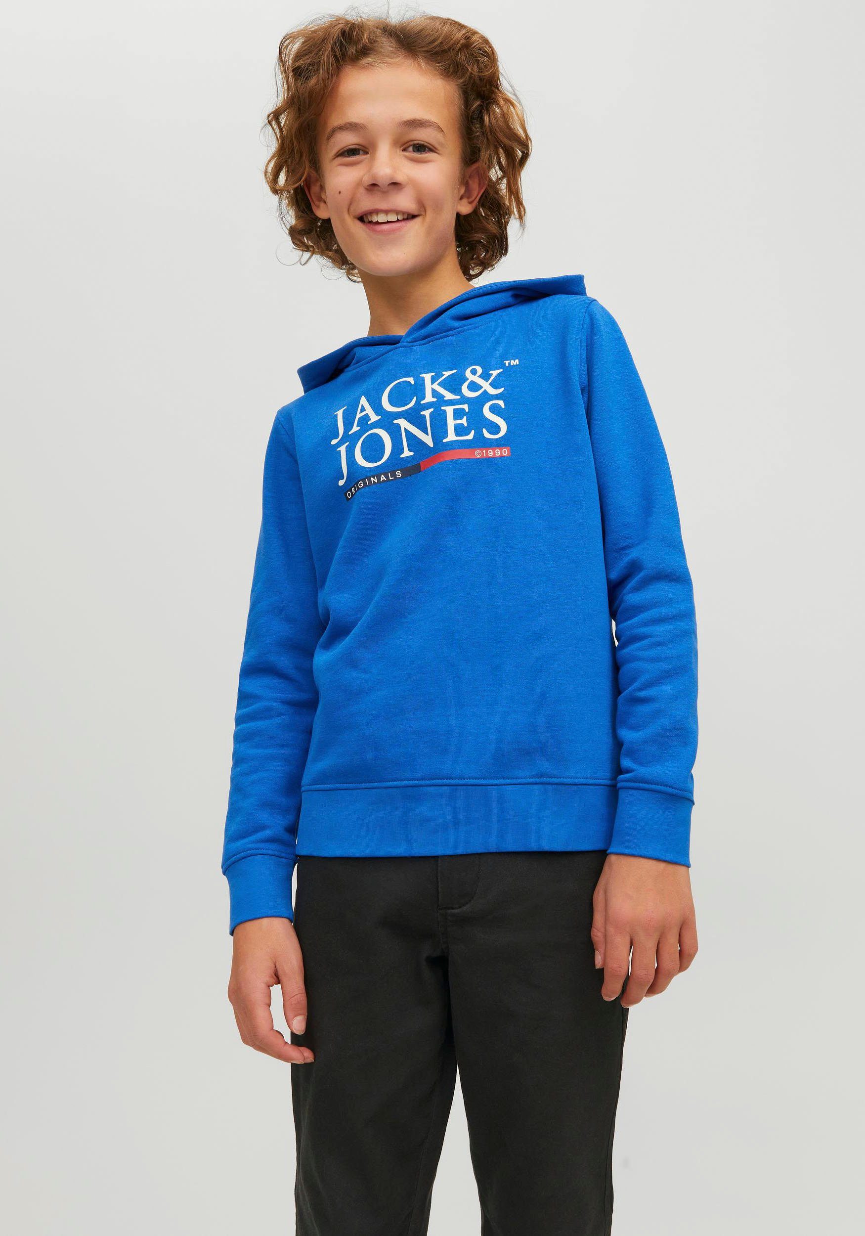 JORCODYY Jones Blue SWEAT & HOOD Nautical Junior Jack JNR SN Kapuzensweatshirt