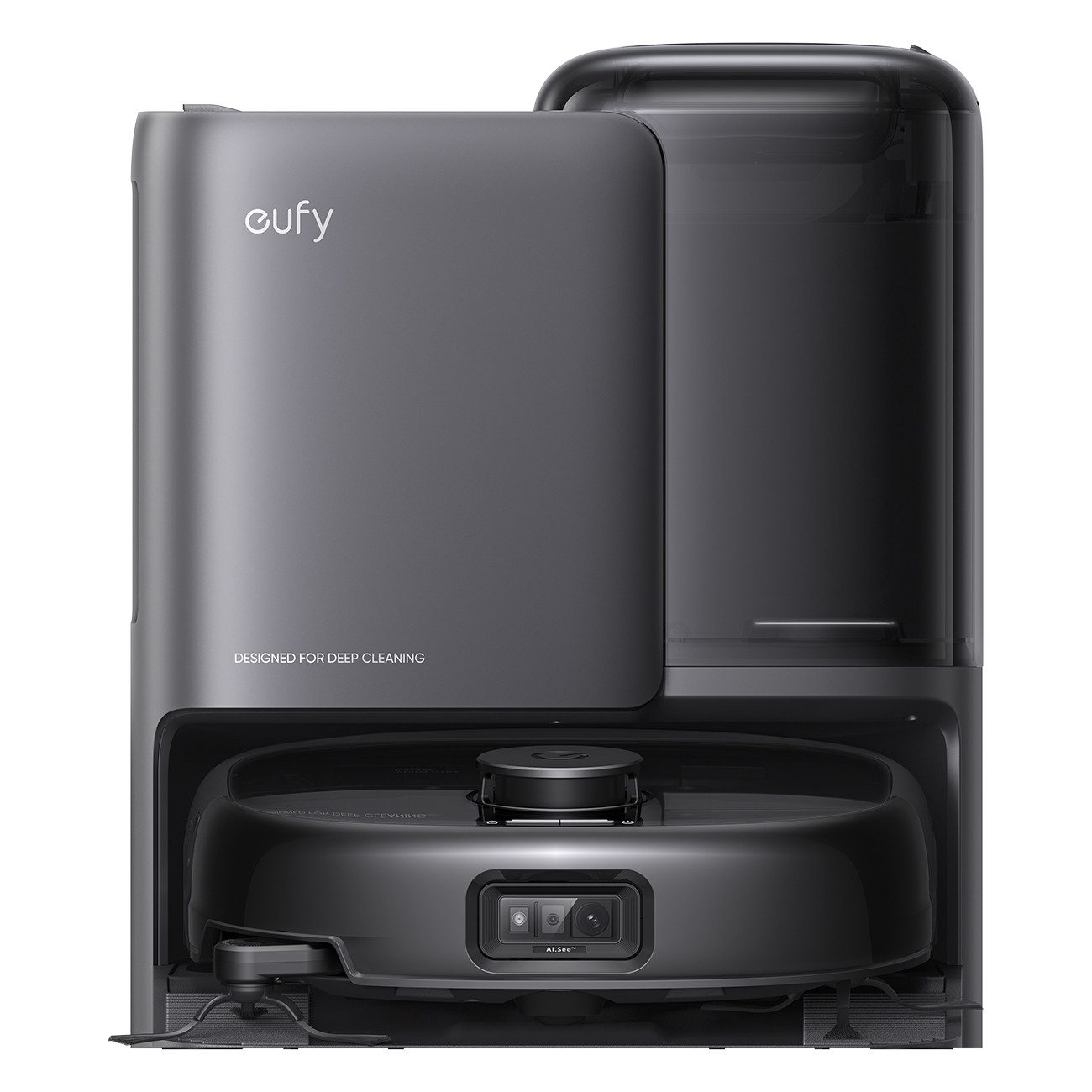 eufy Saugroboter Robot Vacuum Omni E25, App-Steuerbar, Hindernissensor, Rückkehr zur Station, Wischfunktion