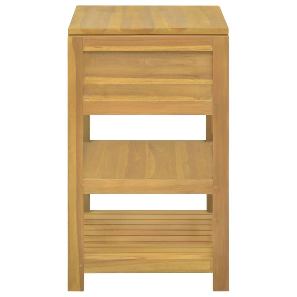 60x45x75 Badschrank Fächerschrank cm Teak (1-St) Massivholz vidaXL