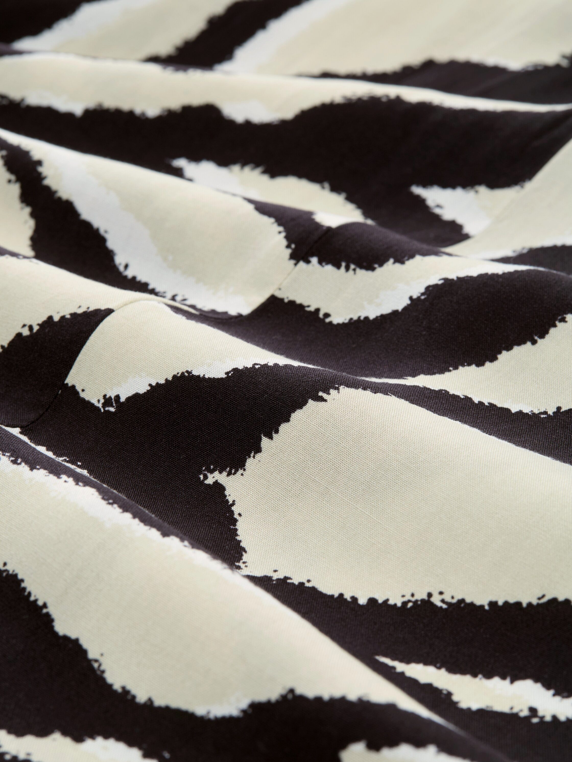 TOM TAILOR Midirock High Waist Midi-Rock aus Viskose