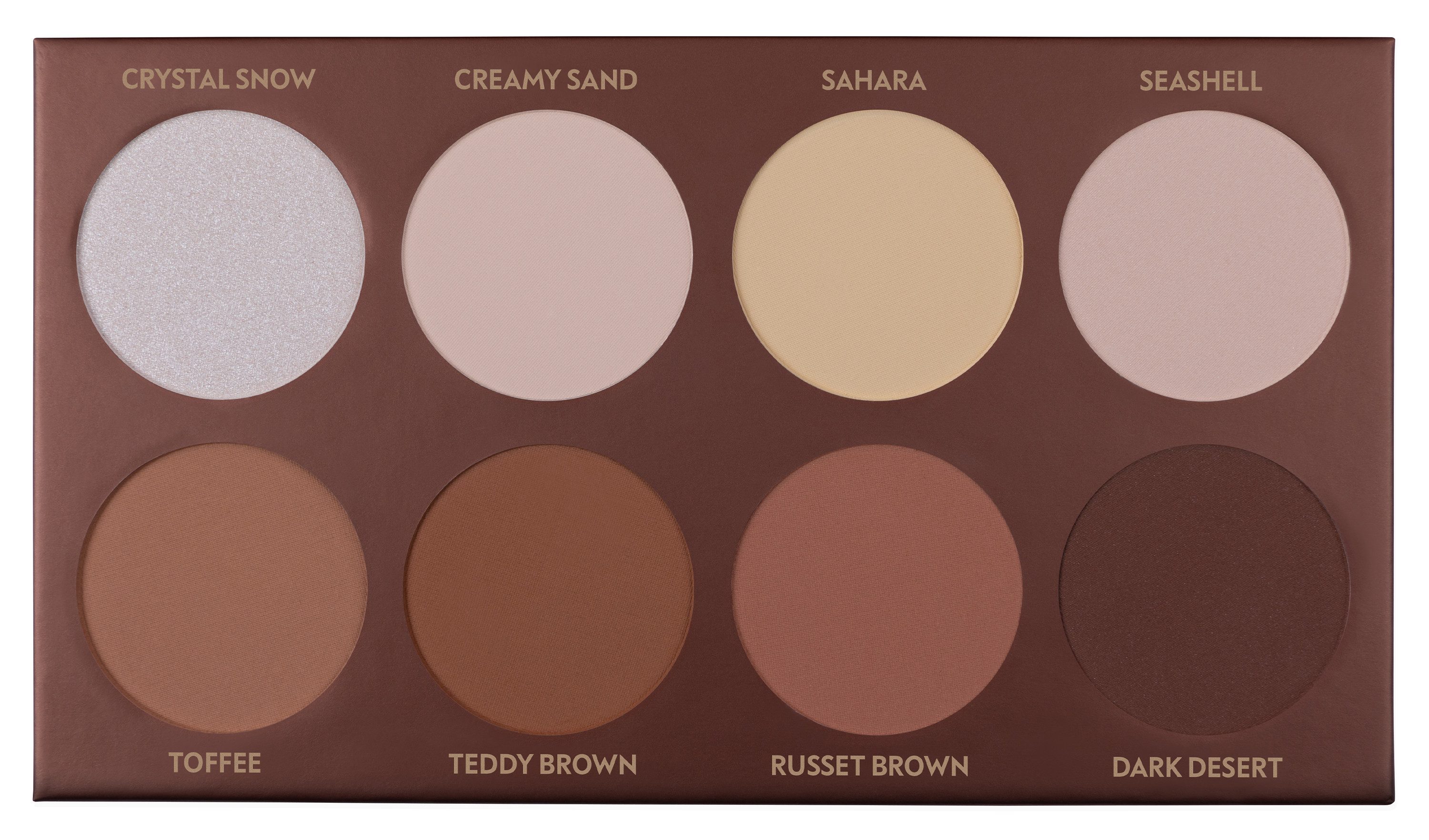 Luvia Cosmetics Contouring-Palette Essential Contouring Shades Vol. 1, 8-tlg., 8 Цвета(ов)