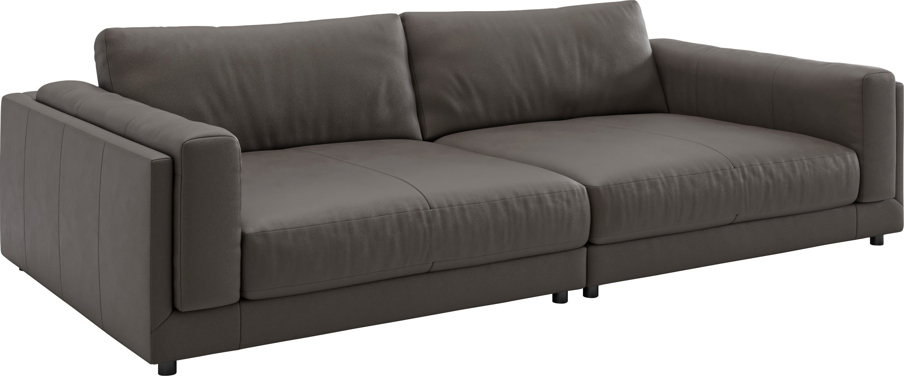 3C Candy Big-Sofa Karalis mit extra großer Sitztiefe, elegantes Mega Sofa zum Relaxen, auch in Cord- oder Leder-Bezug, lose Kissen, loungige Bequemlichkeit