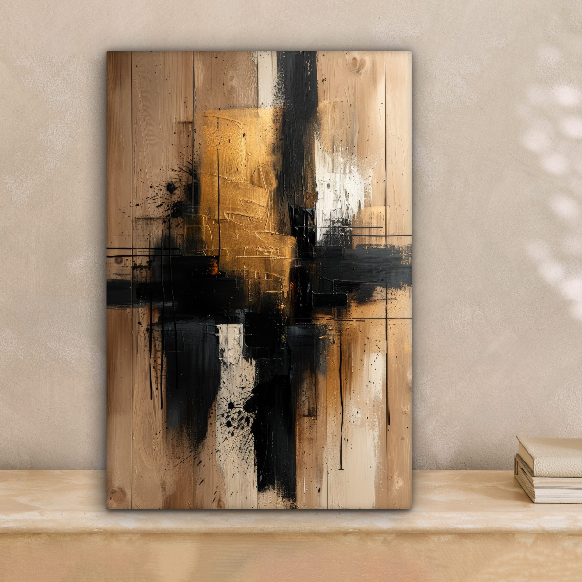 OneMillionCanvasses® Leinwandbild Modern - Schwarz - günstig online kaufen