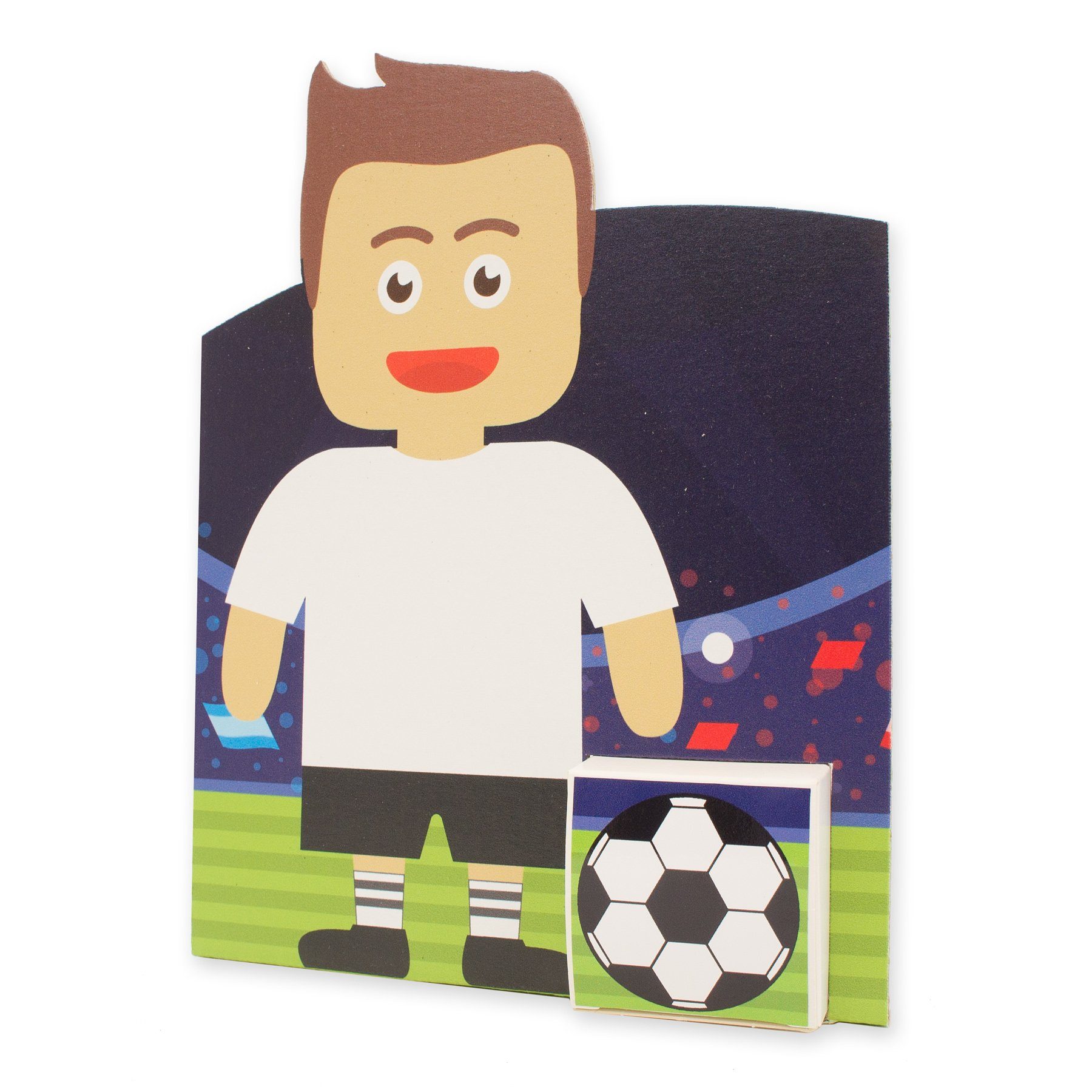 Geschenkbox itenga Geldgeschenkverpackung Fußballer