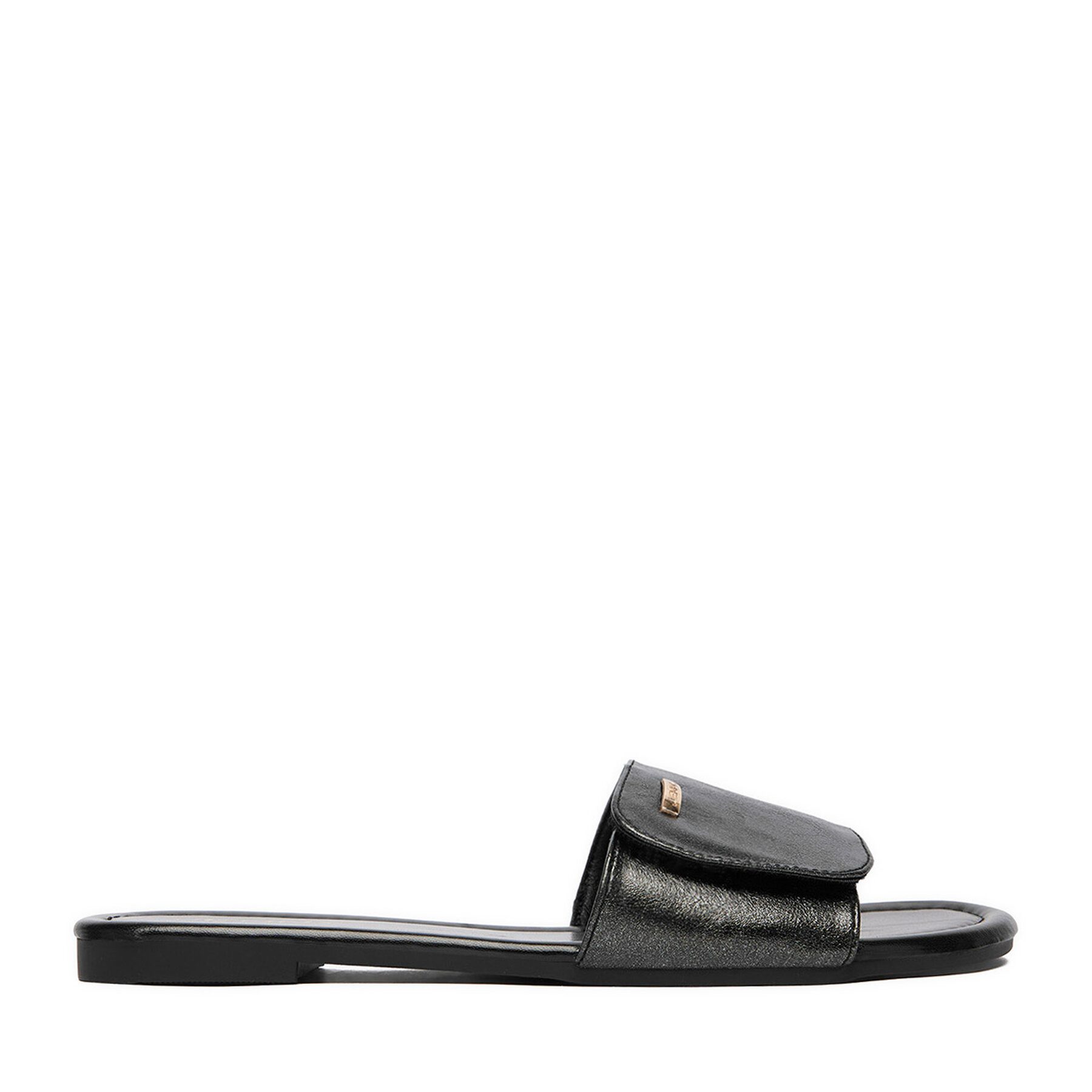 Jenny Damen-Flip-Flops, Schwarz Badepantolette