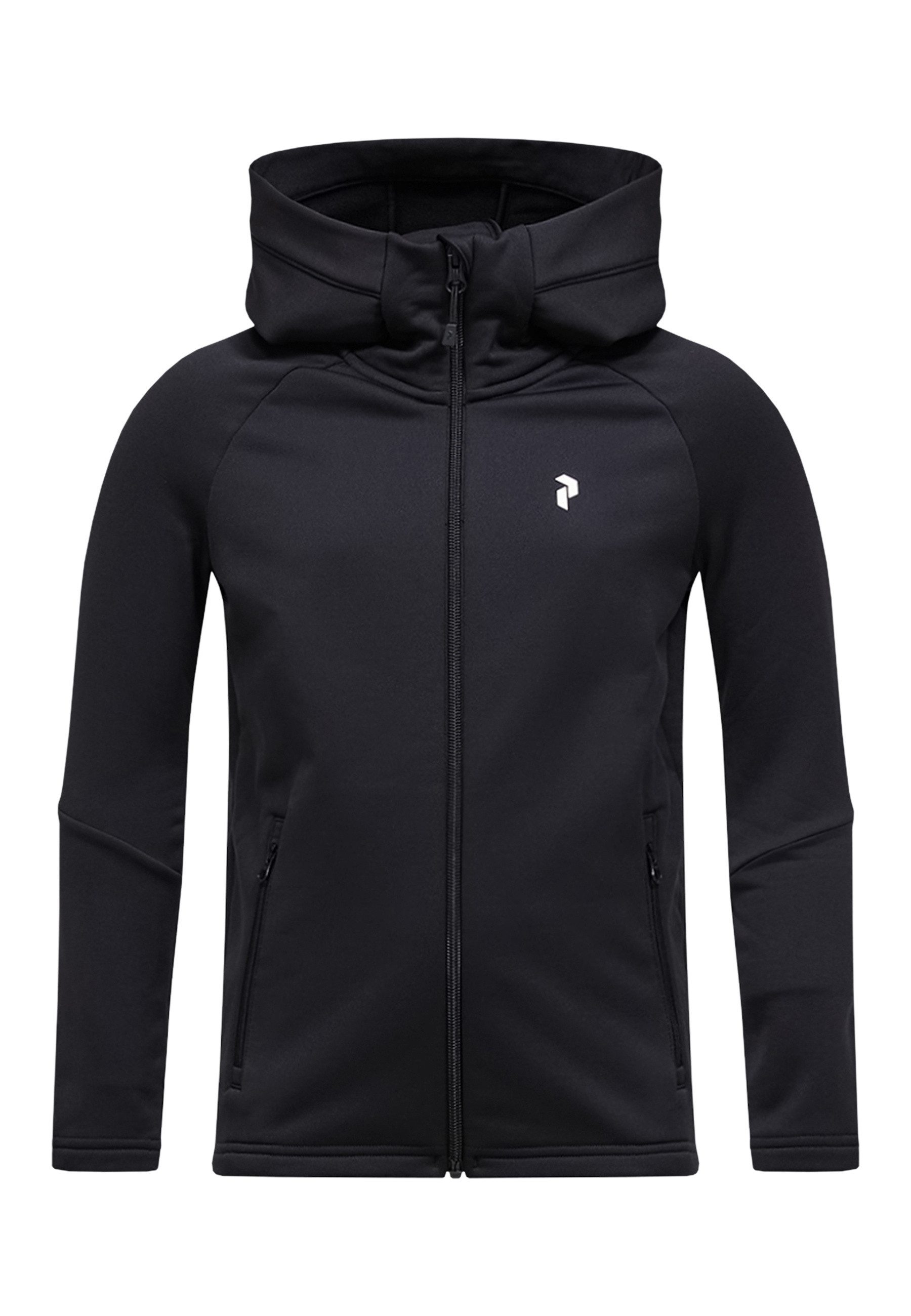 Peak Performance Fleecejacke Jr Rider Essentials Midlayer Zip Hood mit sportivem Design