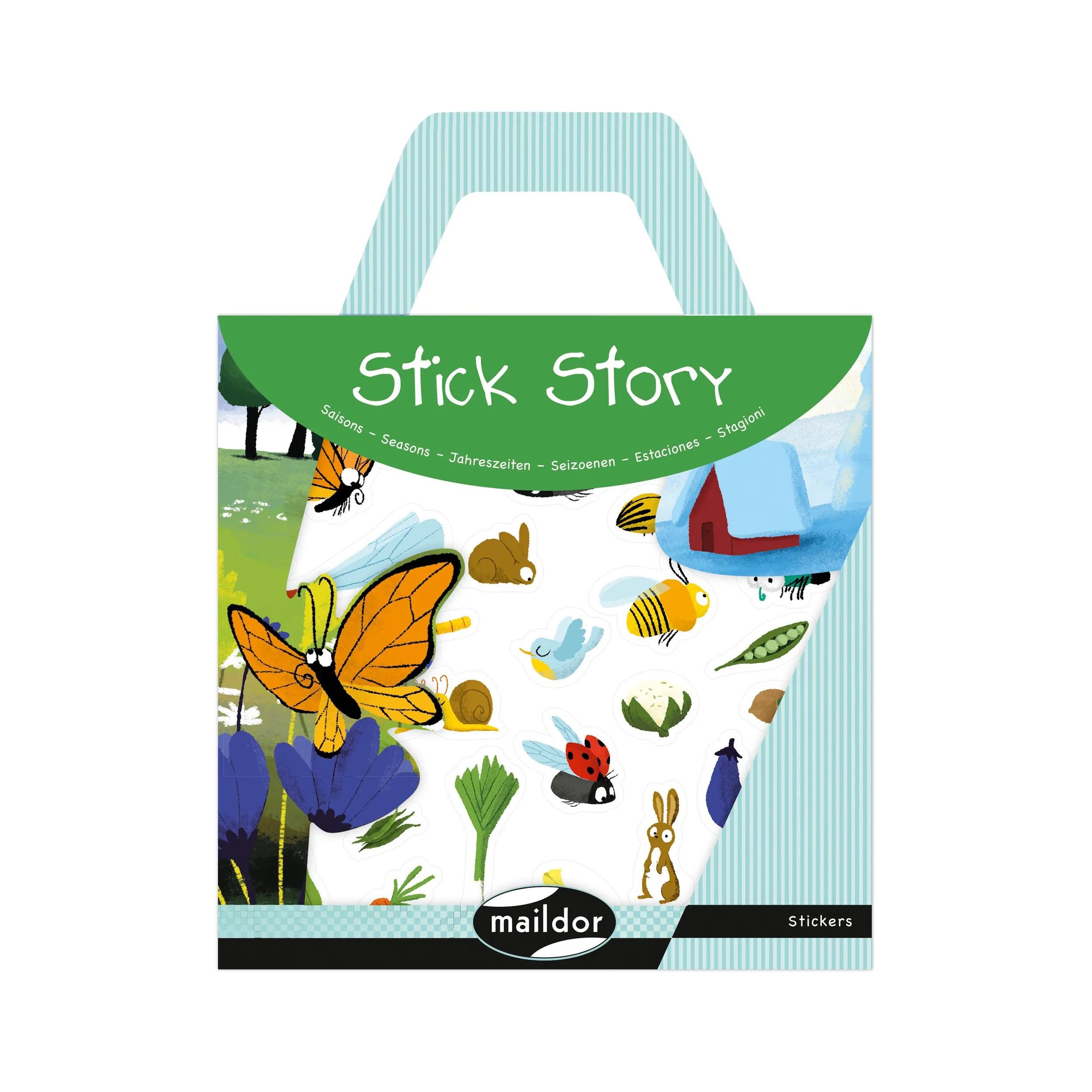 maildor Sticker 6x Stick Story, Die Jahreszeiten - Mehrfarbig AF033C, Kreativset