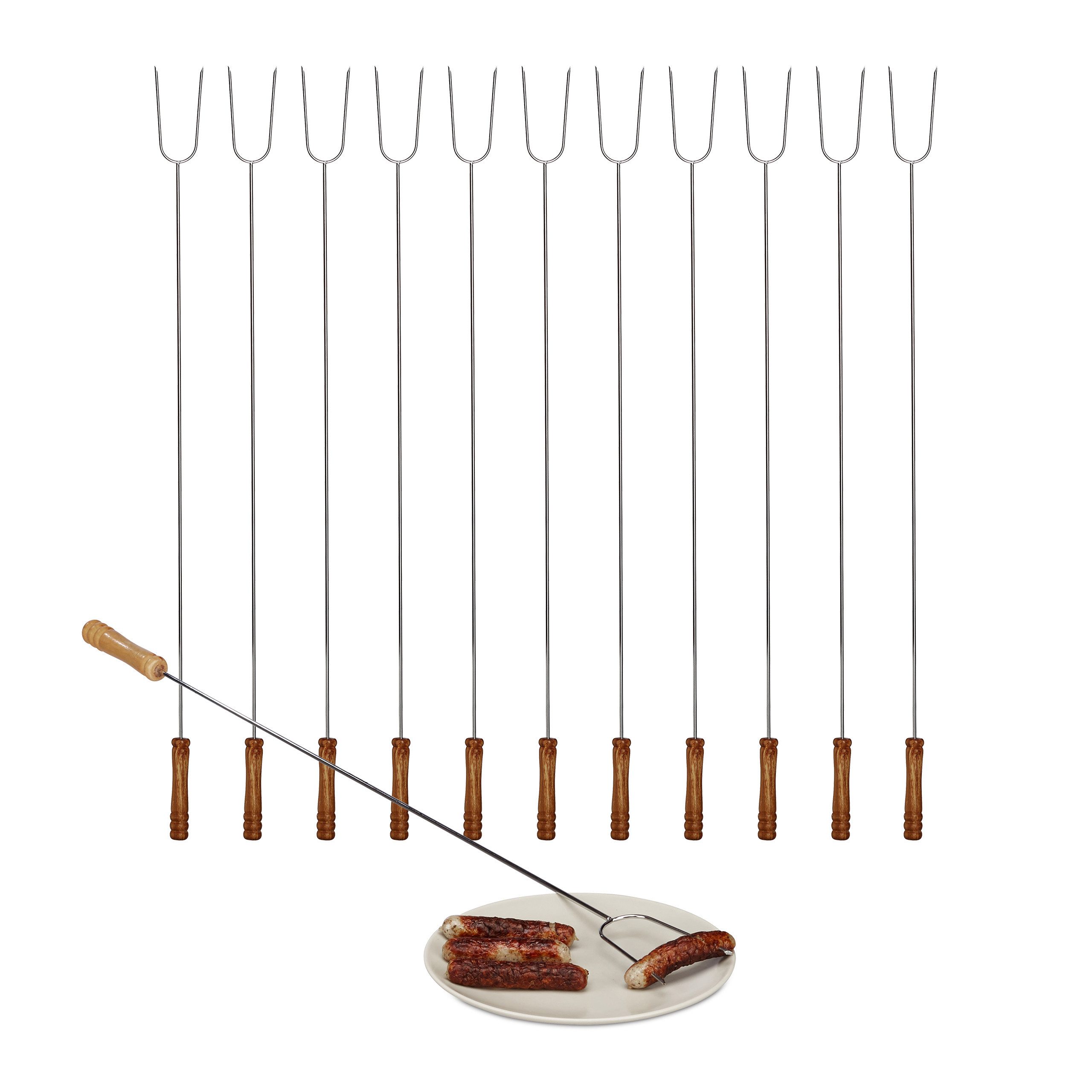 Grillspieß 12 x extra lange Grillspieße