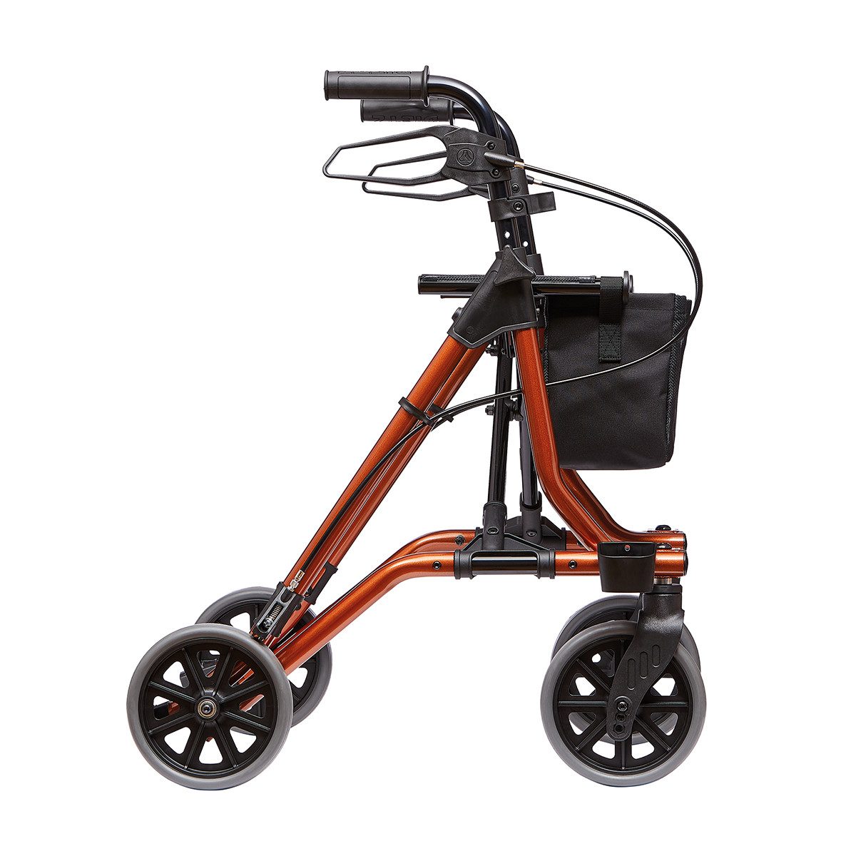 Dietz Group Rollator TAiMA M Leichtgewicht-Rollator, Einfach faltbar und verriegelbar, Inklusive Netztasche und Stockhalter