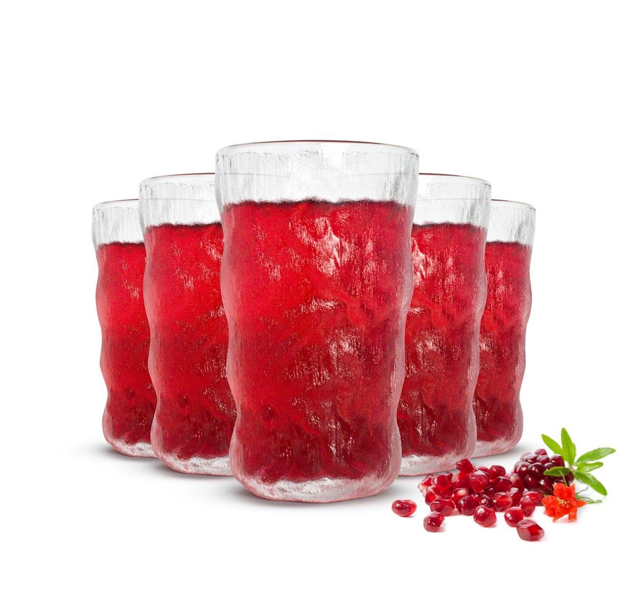 Longdrinkglas 6 Longdrinkgläser 370ml Eisberg Saftgläser Cocktailgläser Trinkgläser