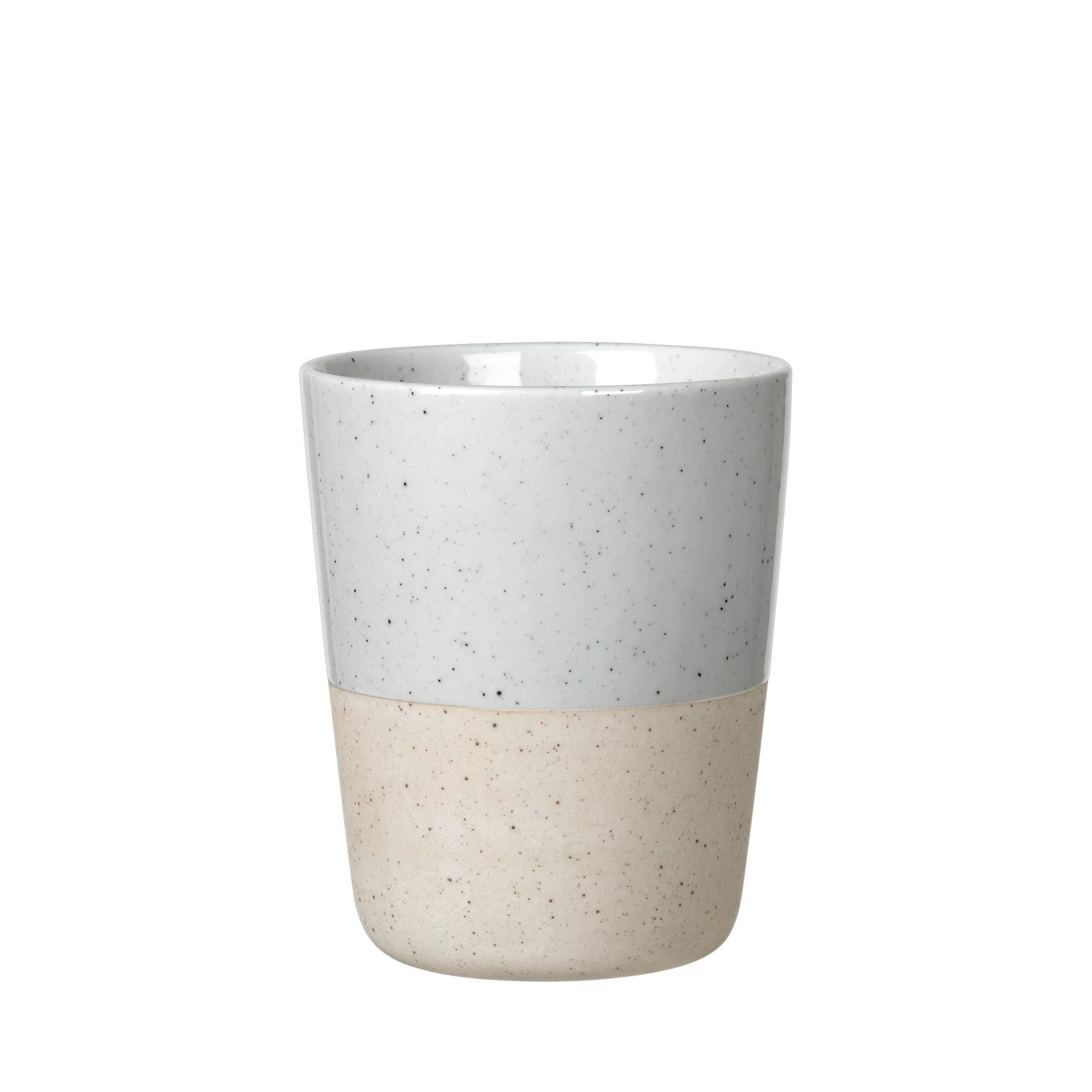 blomus Becher -SABLO- Trinkbecher: Zeitloses Design für den täglichen Gebrauch, 1-tlg., Steingut, 250ml, Spülmaschinengeeignet, Mikrowellengeeignet, Handwerkskunst von blomus