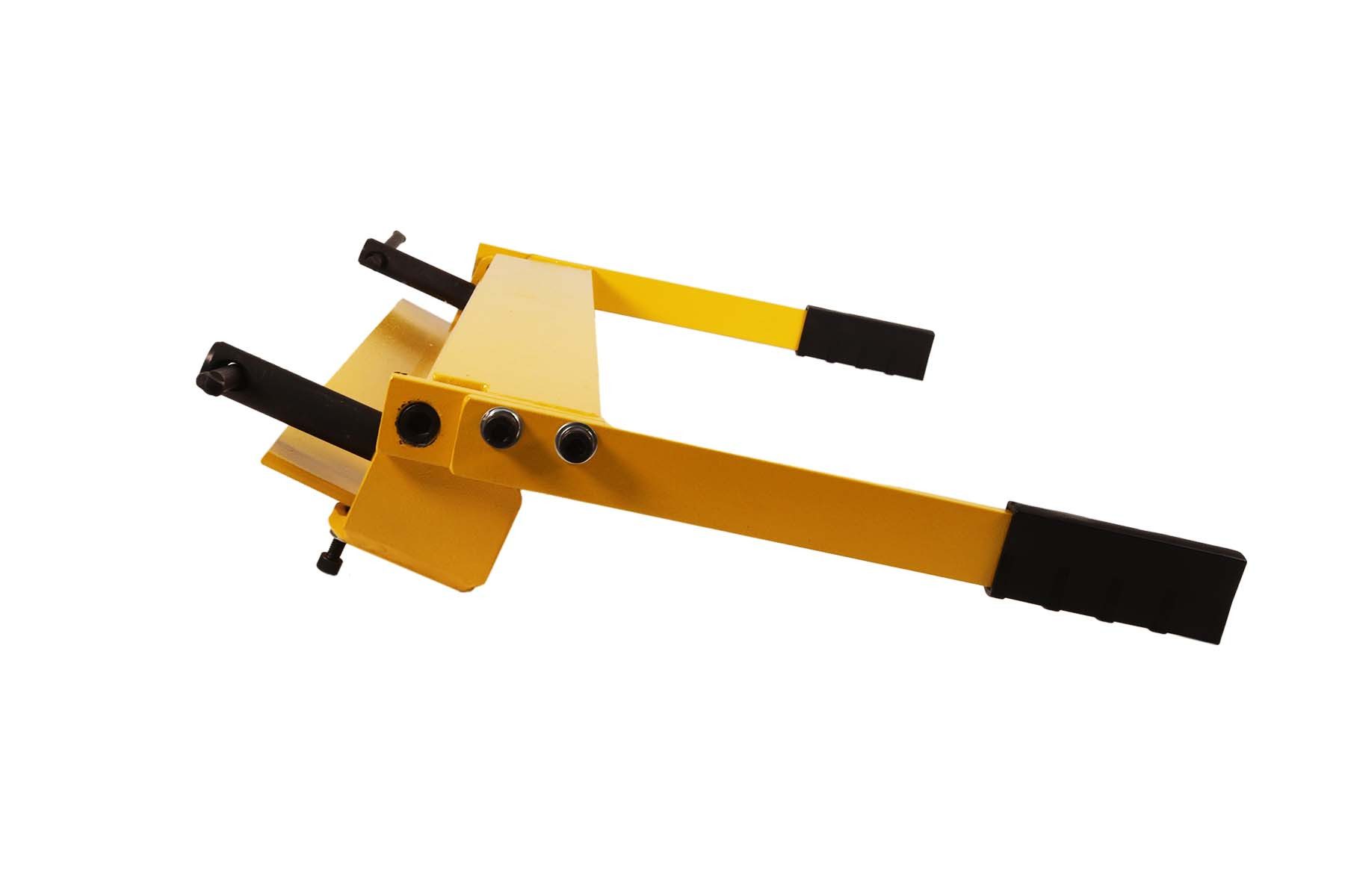 WELDINGER Biegewelle Abkantbank Stahl 460 mm Arbeitsbreite Biegewinkel 0-90° (Abkantpresse), (1-tlg), gefederte Zwingen, Hebelarme, Justierschrauben zur Feineinstellung