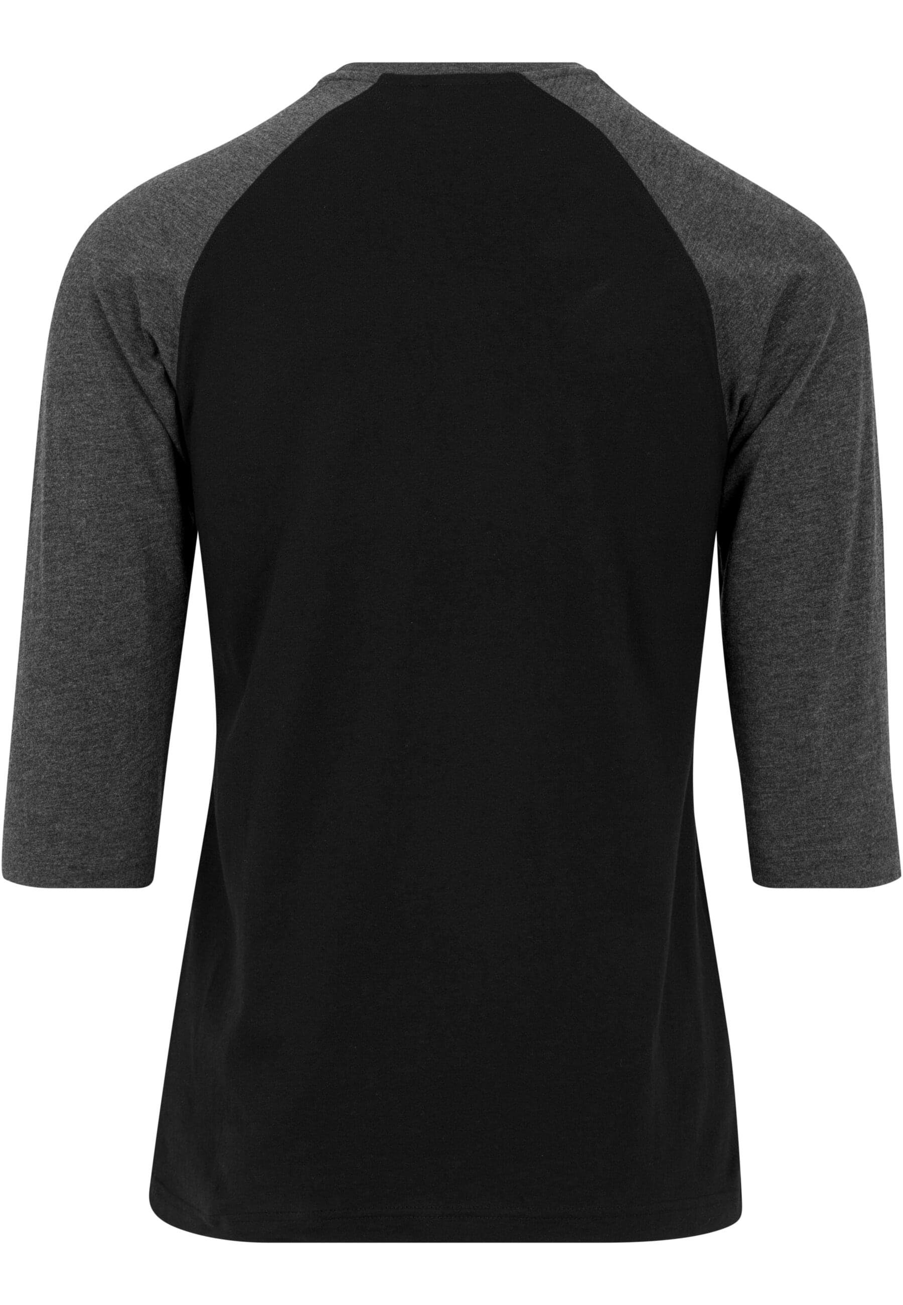 Tee 3/4 URBAN Sleeve Herren black/charcoal CLASSICS T-Shirt (1-tlg) Contrast Raglan