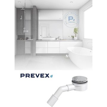 Prevex Siphon SSL-D9L-003, (1-tlg), PREVEX Showerloc flacher Ablaufgarnitur mit Siphon für