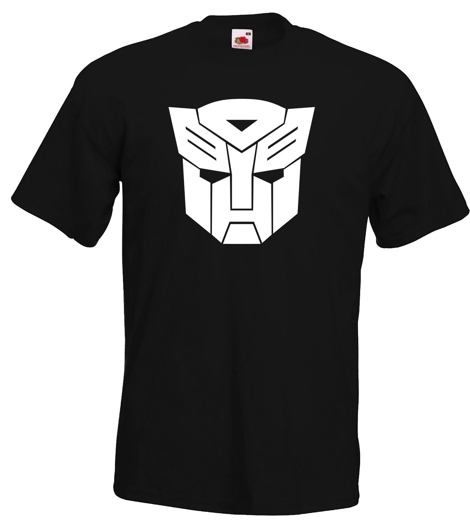 Autobot schwarz Designz Youth trendigem T-Shirt Herren Shirt Motiv mit
