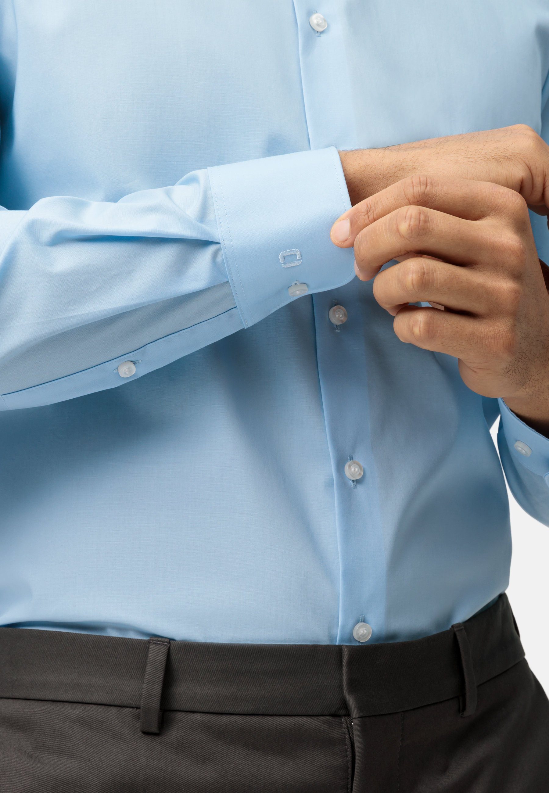 OLYMP Businesshemd OLYMP Level Five, body fit, Businesshemd, Stehkragen