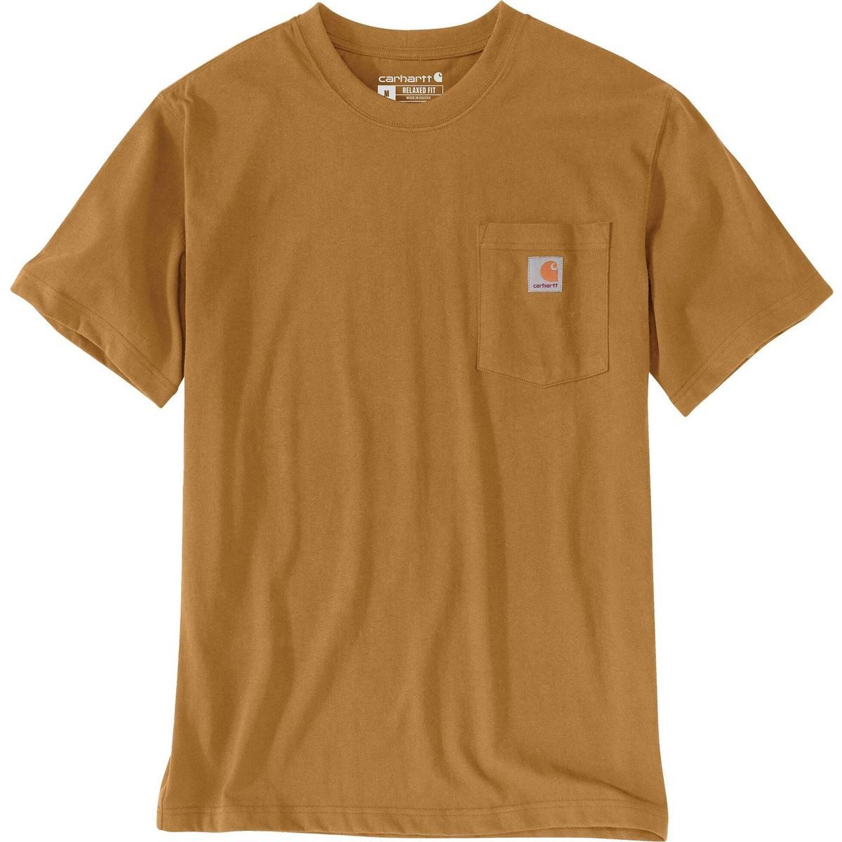 Carhartt Kurzarmshirt Dearborn Relaxed Pocket T-shirt Komfortables und strapazierfähiges T-Shirt mit Brusttasche und