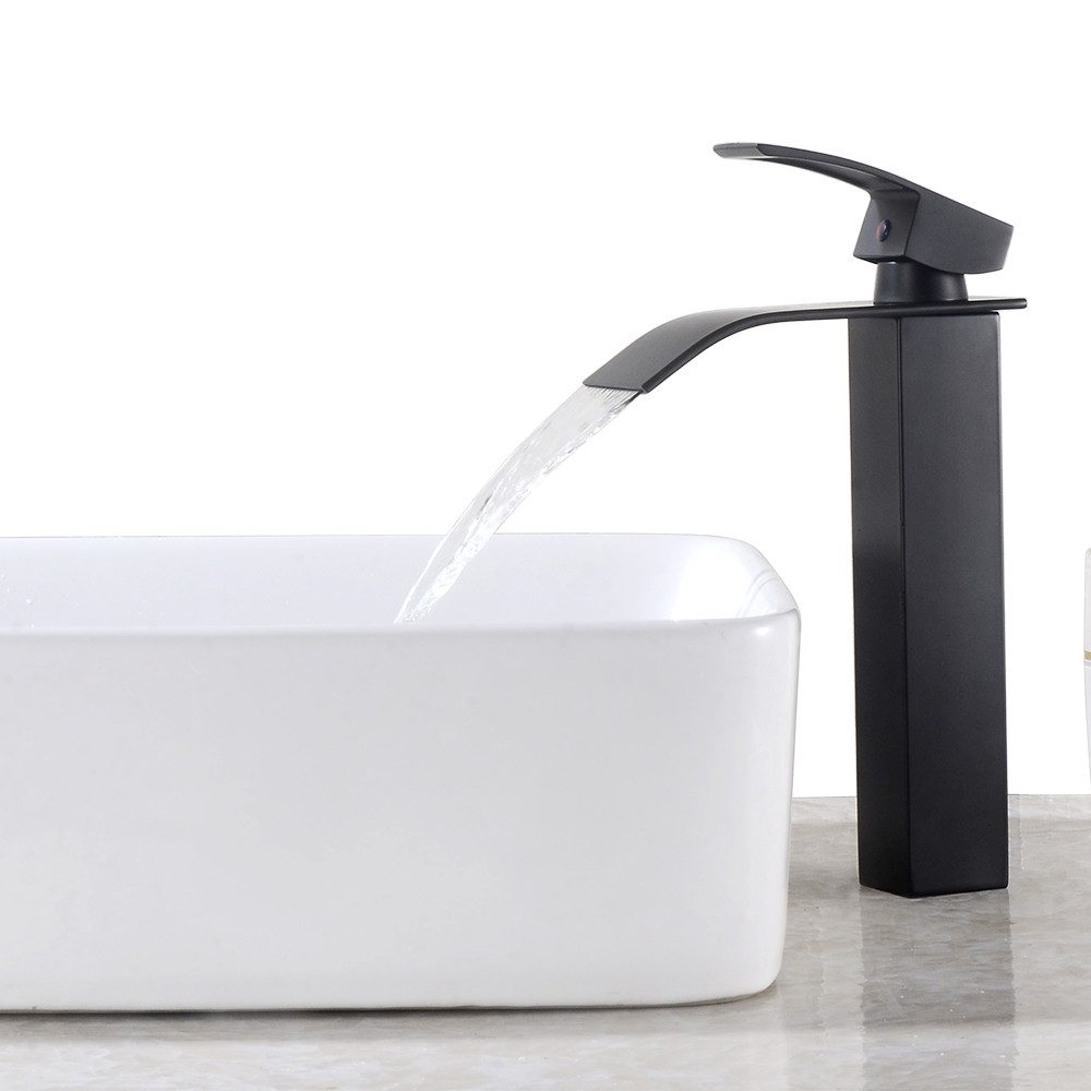 Auralum Max Waschtischarmatur Hoch Wasserfall Wasserhahn günstig online kaufen
