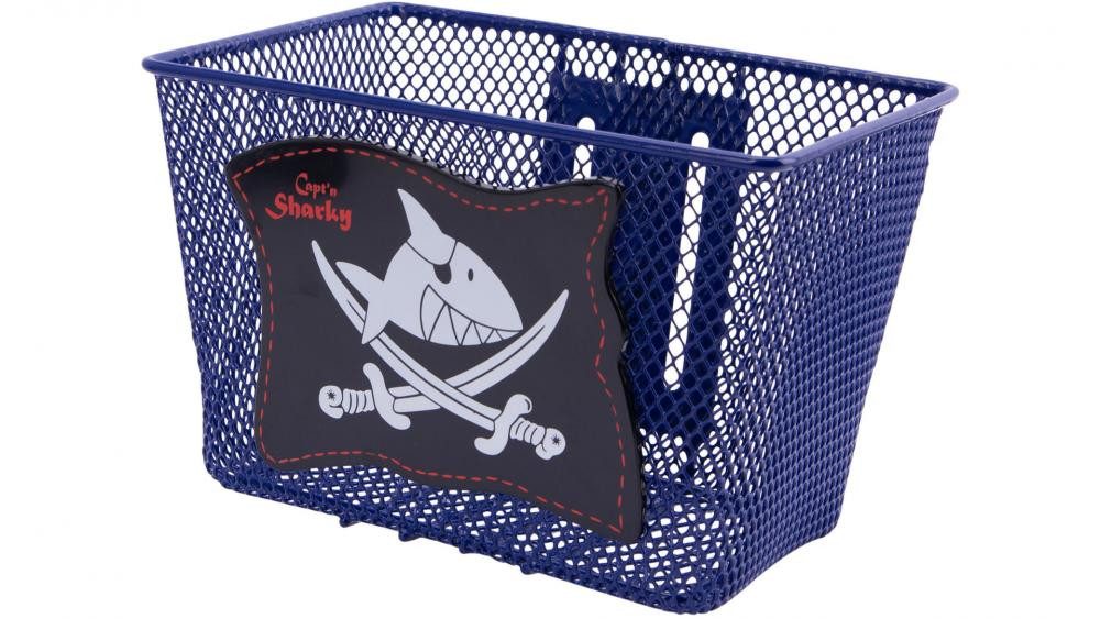 Bike Fashion Fahrradkorb Bike Fashion Kinderfahrradkorb Capt´n Sharky 26x17x17 cm