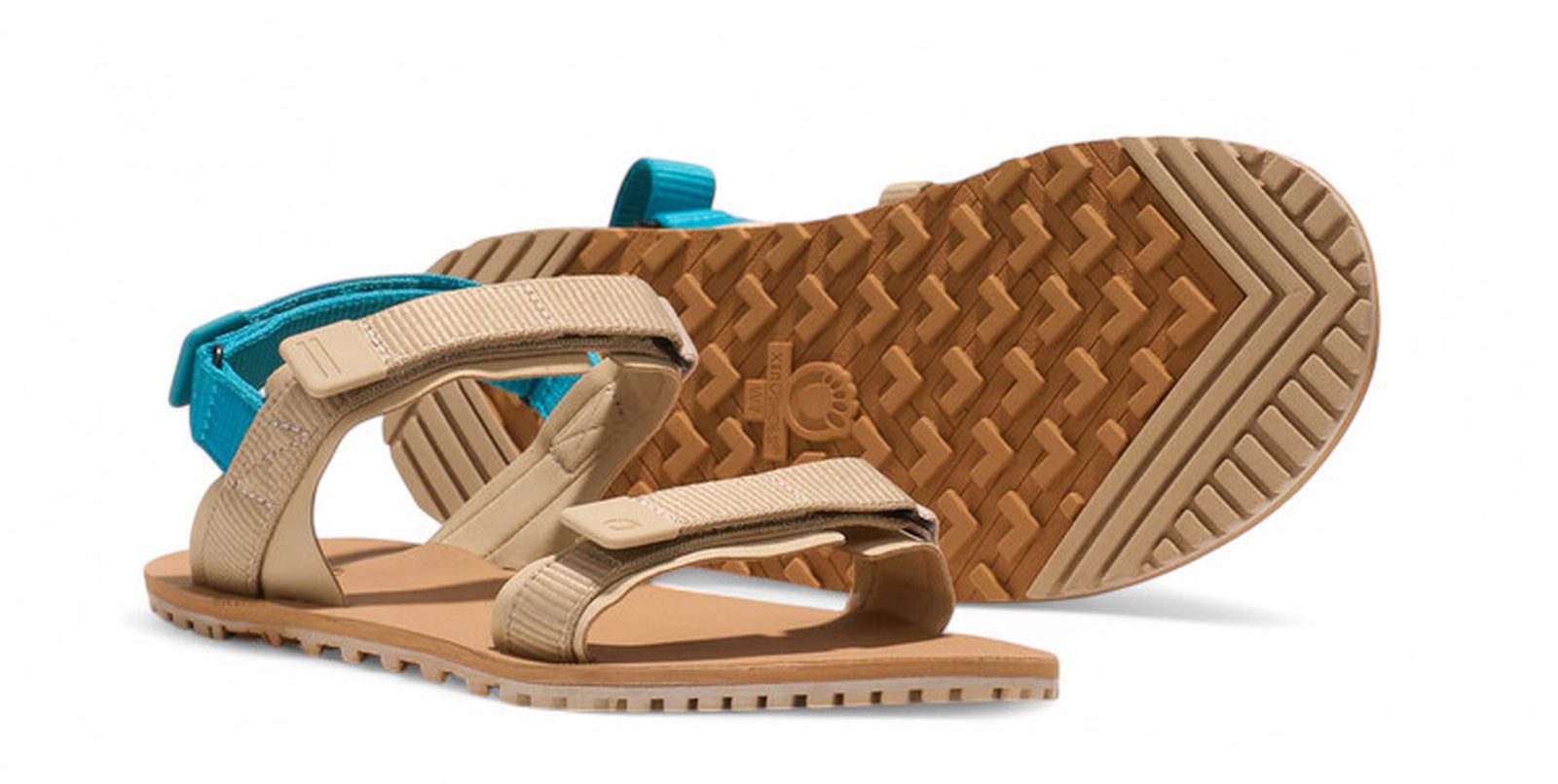 Xero Shoes D-Trail beigebraun/blau Damen Sandale