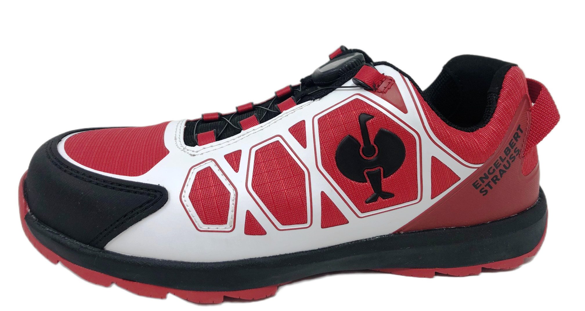 Engelbert Strauss S1 Sicherheitshalbschuhe e.s. Baham II low rot / schwarz Sicherheitsschuh rutschhemmend