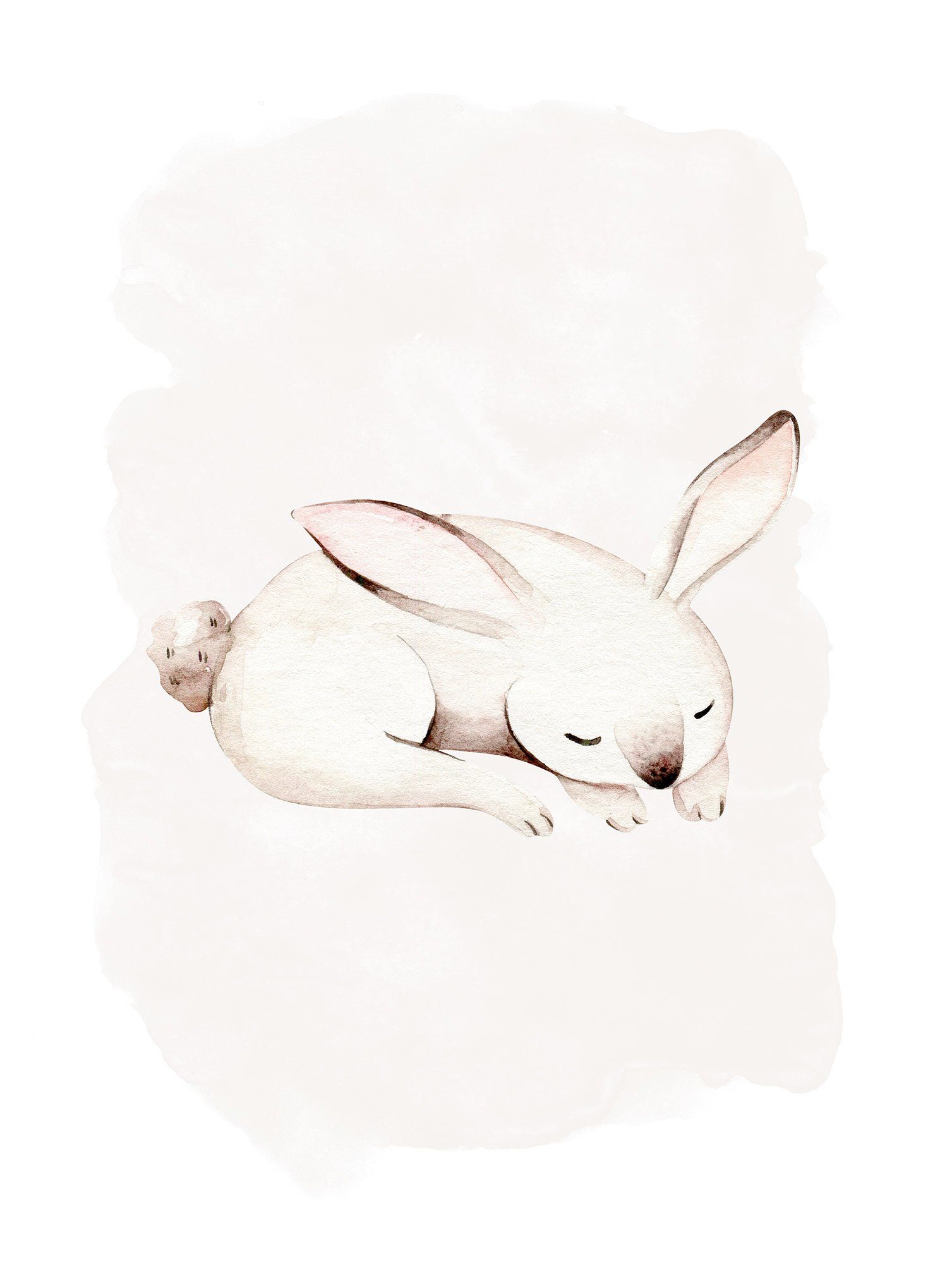 Bunny, (1 Kinderzimmer, Komar St), Sleepy Poster Schlafzimmer, Wohnzimmer