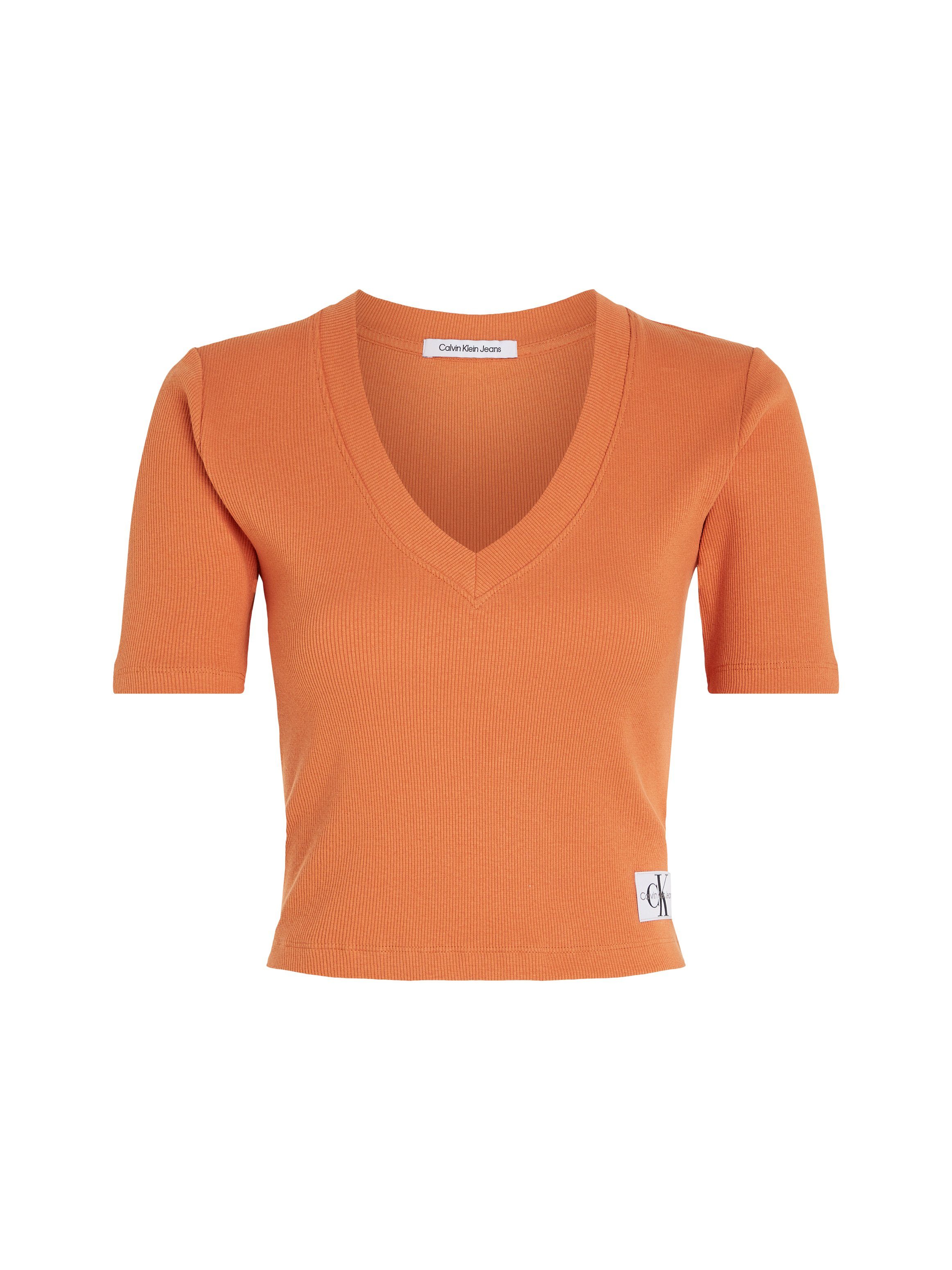 Calvin Klein V-Shirt Jeans orange