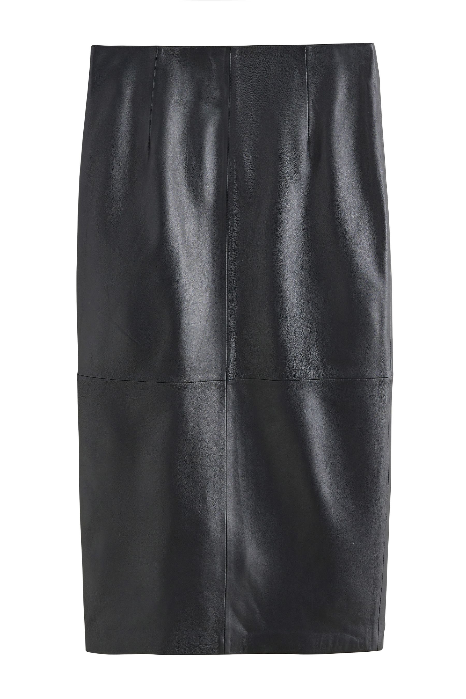 Next Lederrock N. Premium Bleistiftrock aus Leder (1-tlg)