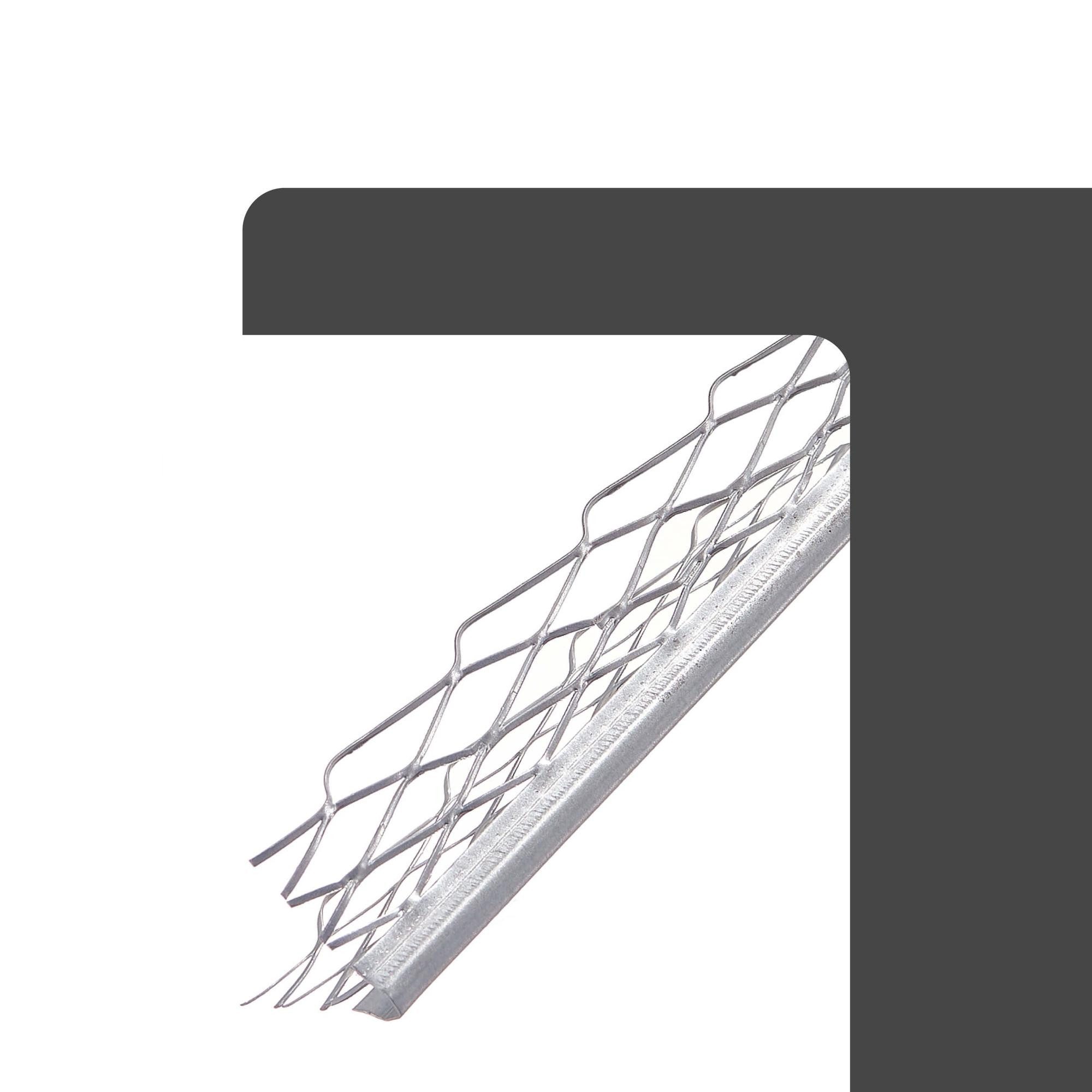 PROTEKTOR Profil 1007 Kantenprofil Innenputz (150 cm, 25 Stück, silber, 25-St), 10 mm Putzstärke, Innenputz Trockenbau, korrosionsbeständig